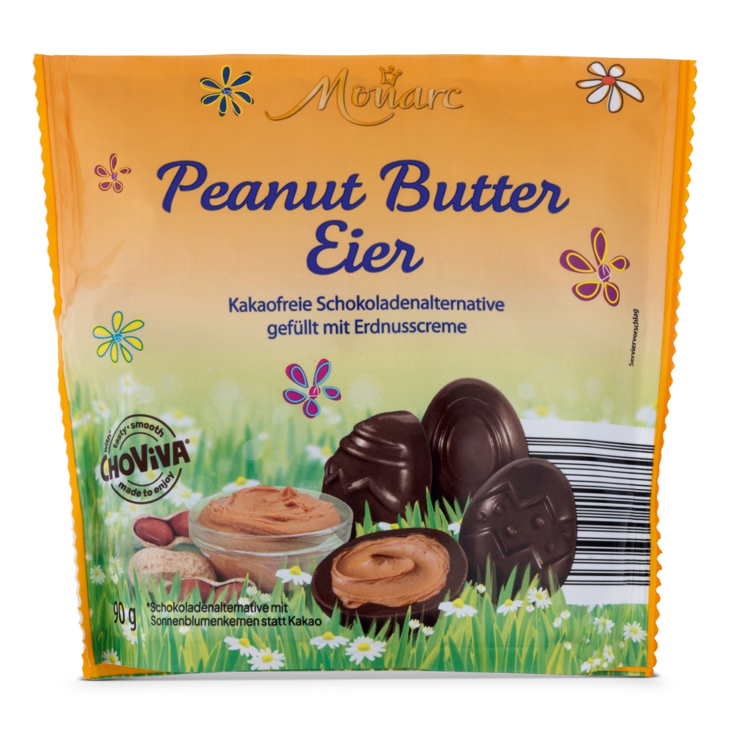 MONARC ChoViva Gefüllte Eier, Peanut Butter