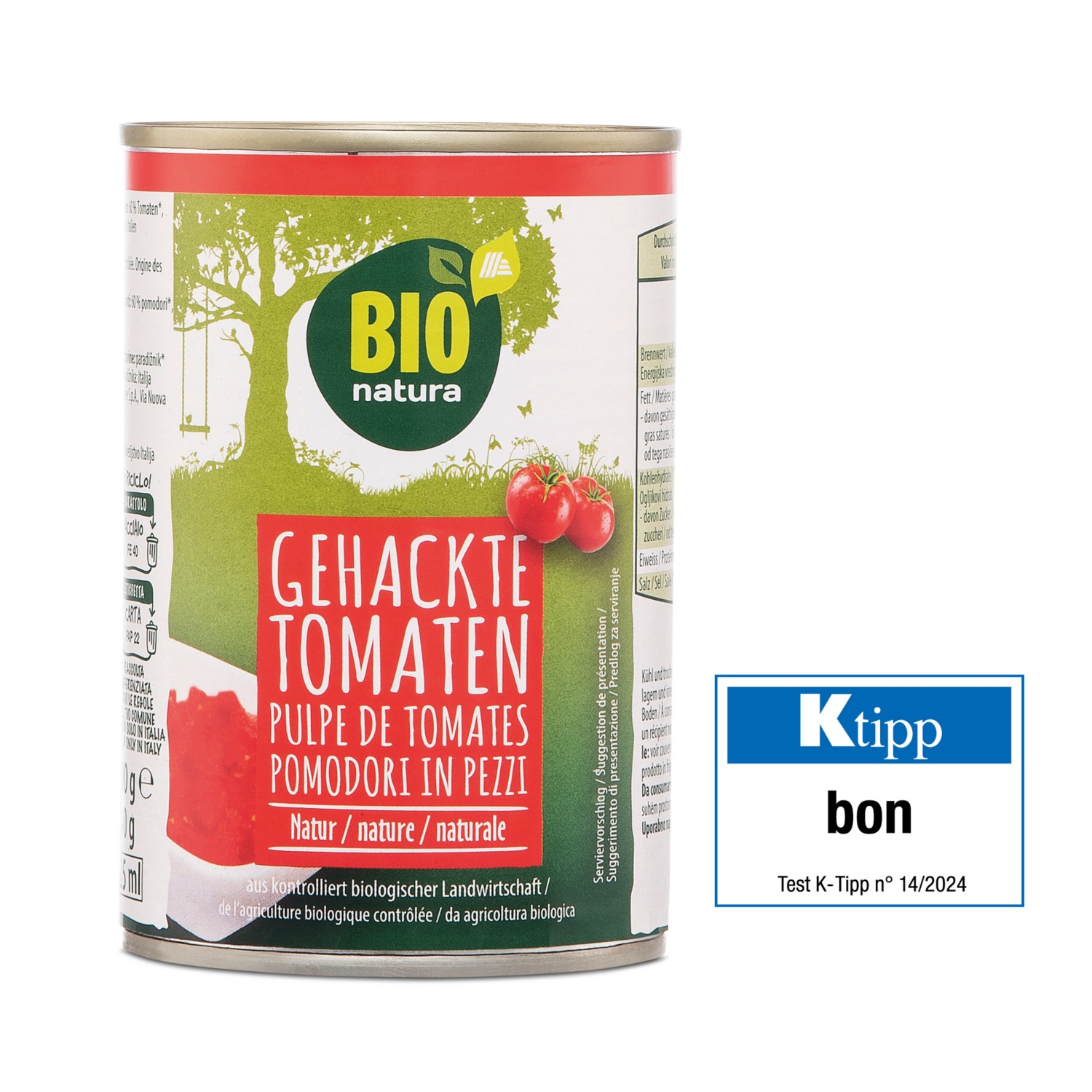 BIO Tomates concassées, nature