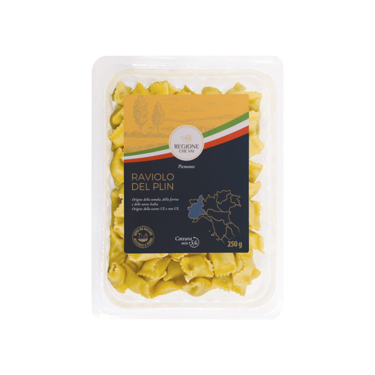 REGIONE CHE VAI Pasta ripiena piemontese Ravioli del plin