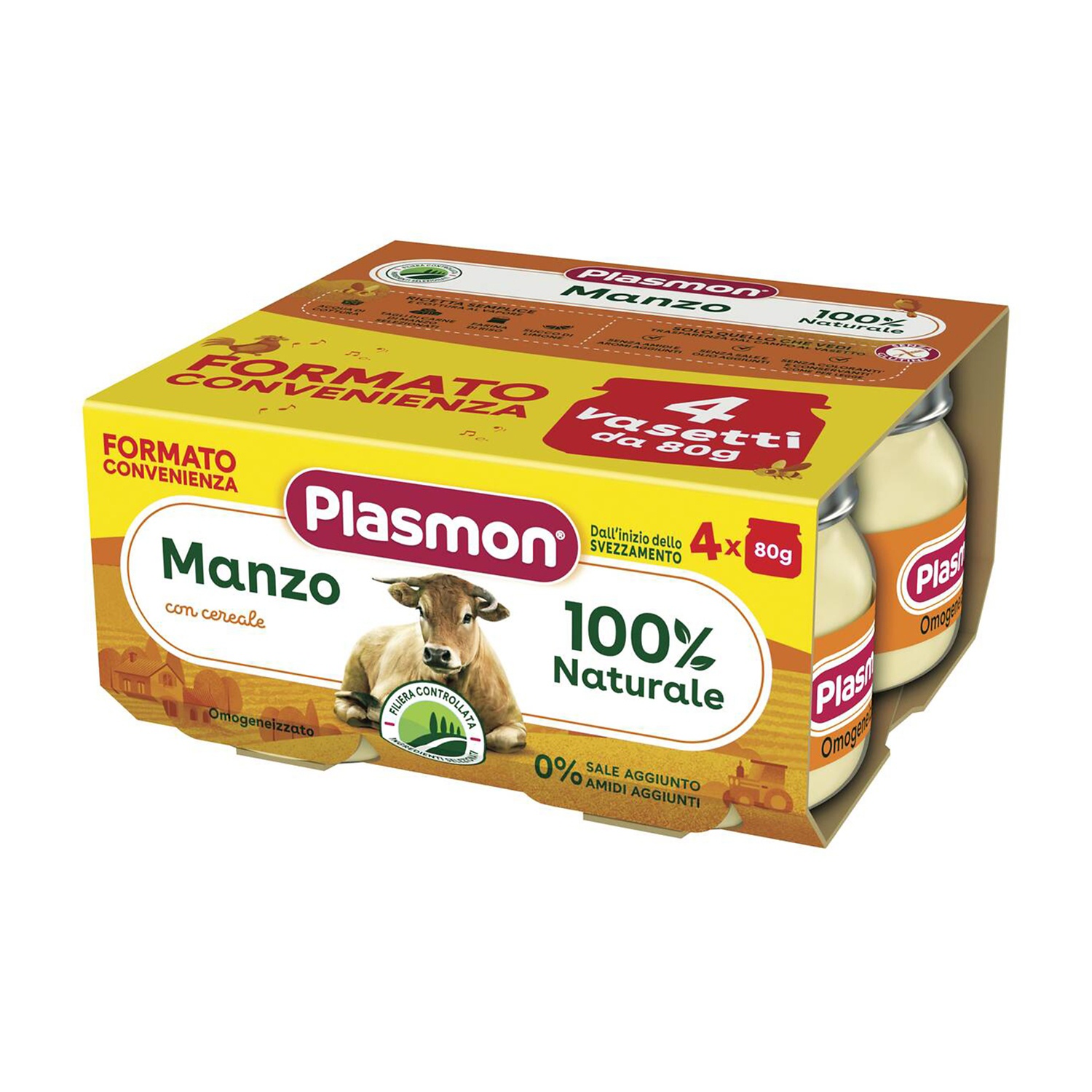 PLASMON Omogeneizzato carne/pesce