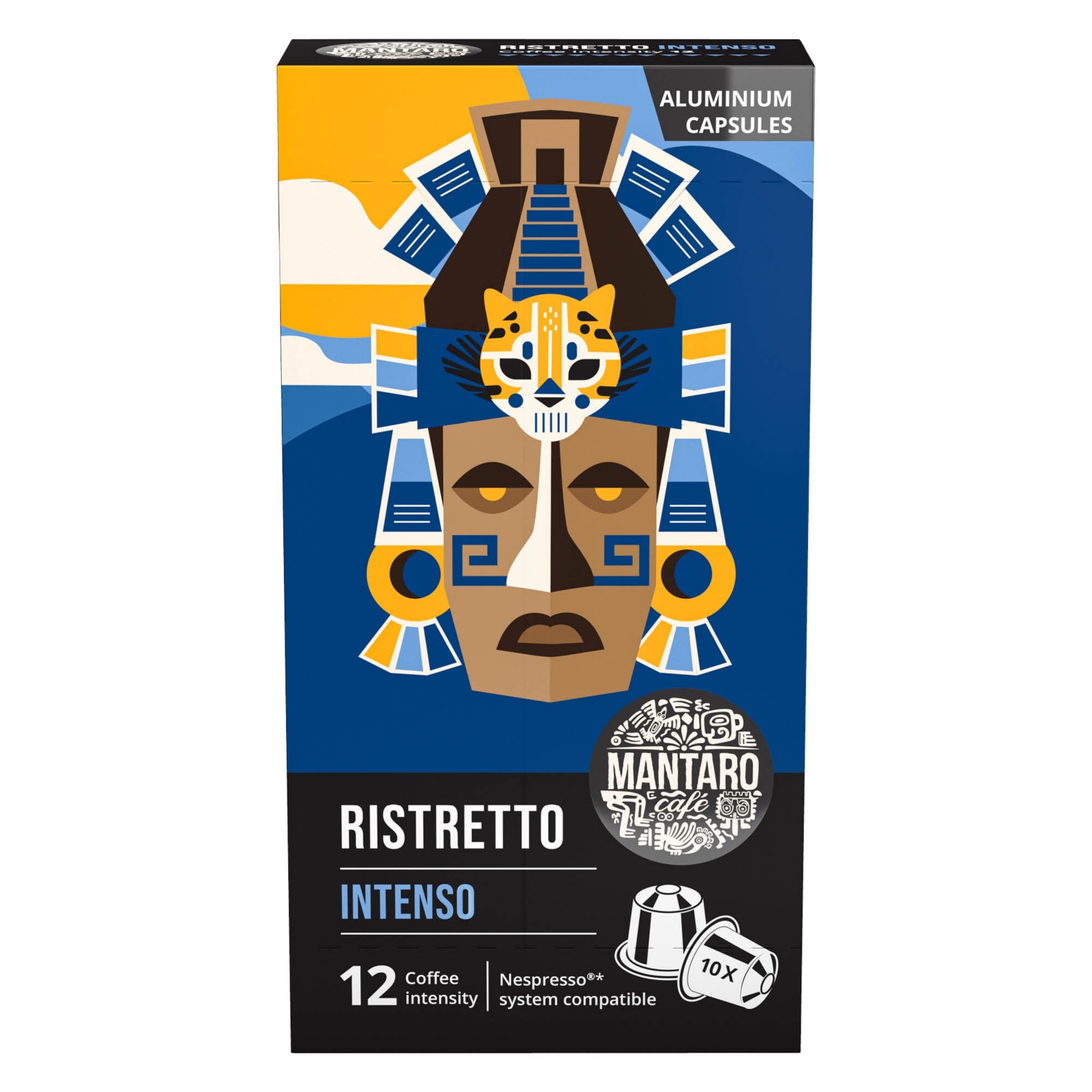 MANTARO CAFÉ Kávékapszula, Ristretto Intenso, 10 darab