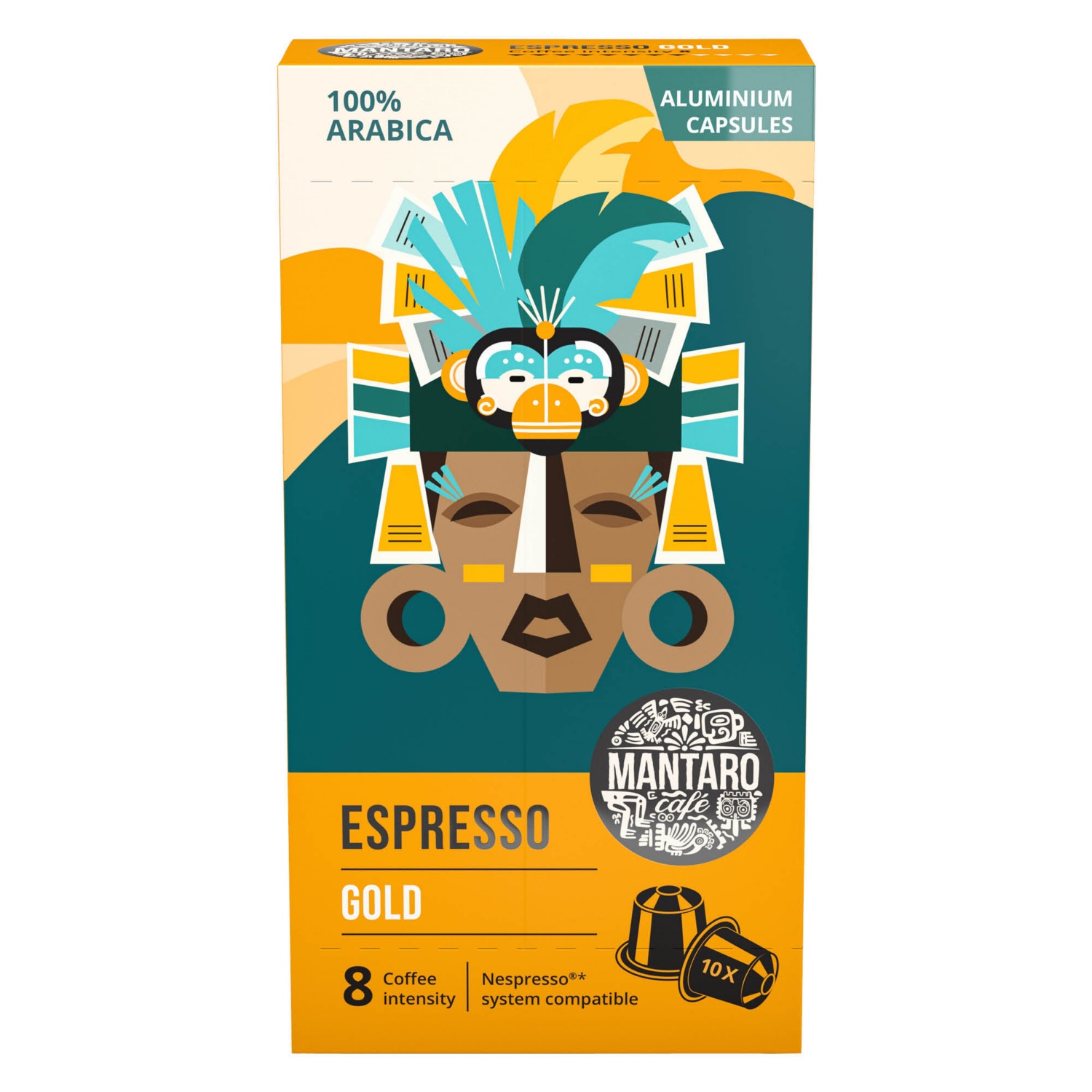 MANTARO CAFÉ Kávékapszula, Espresso Gold, 10 darab