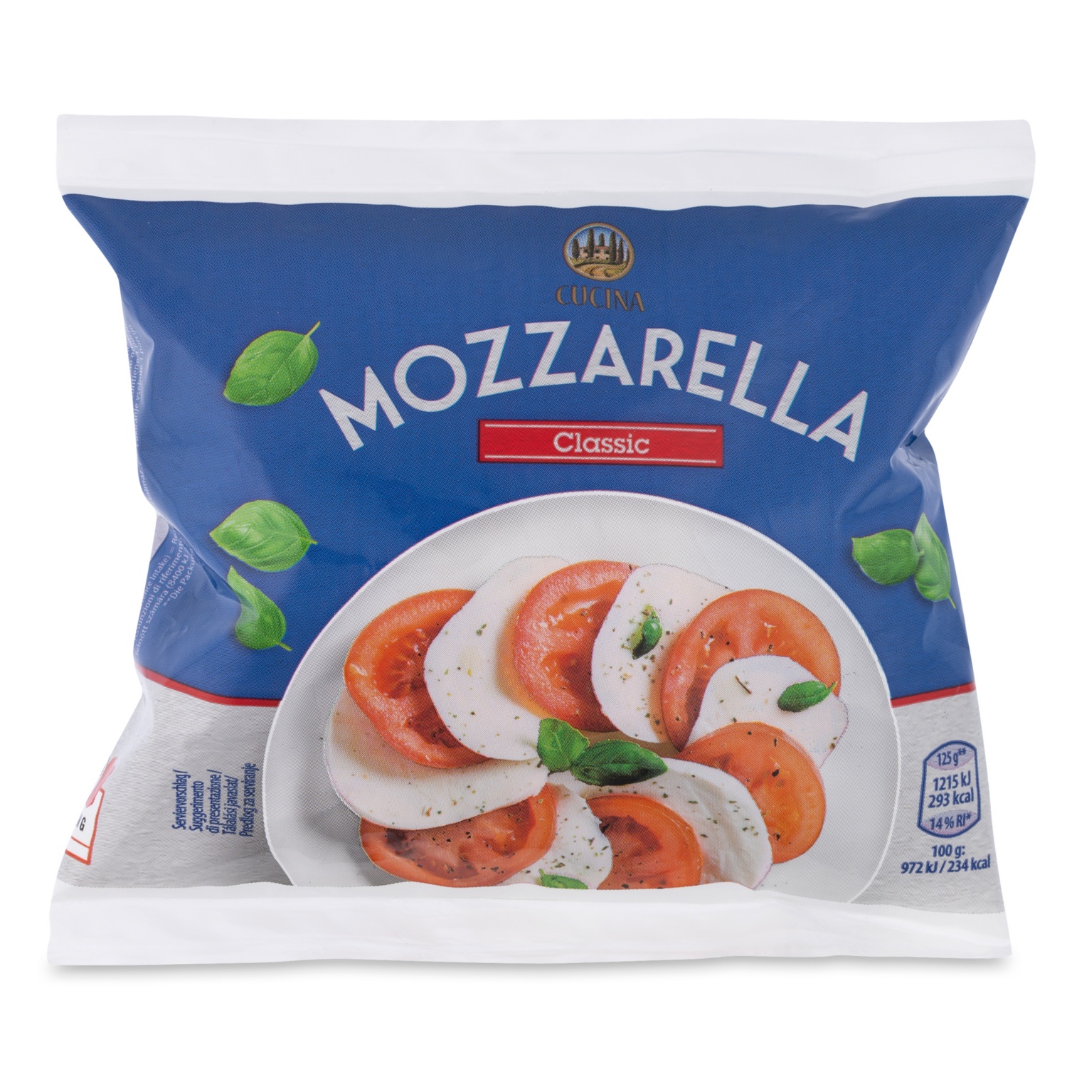 CUCINA NOBILE Mozzarella, Standard