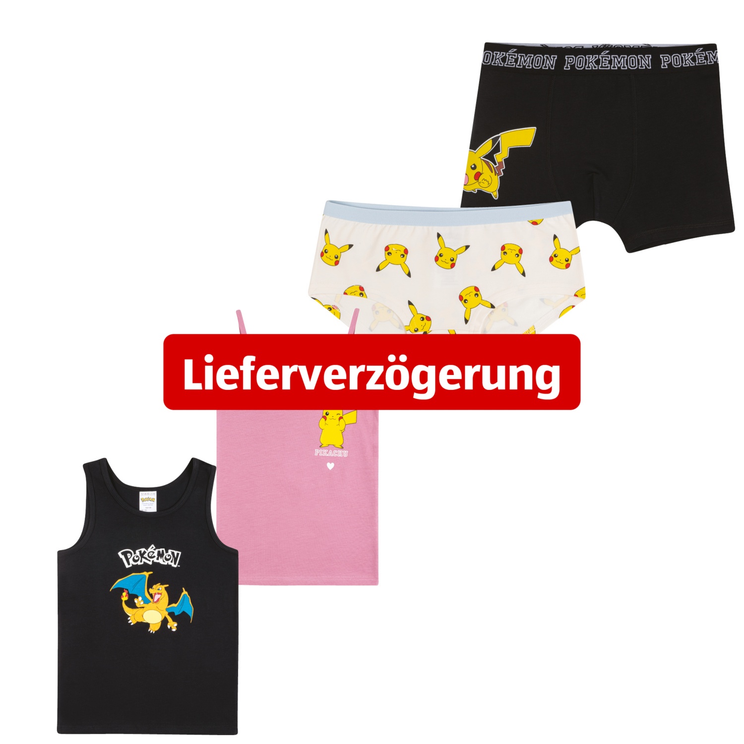 Kleinkinder-/ Kinder Pokemon Unterwasche 2/3er Pack