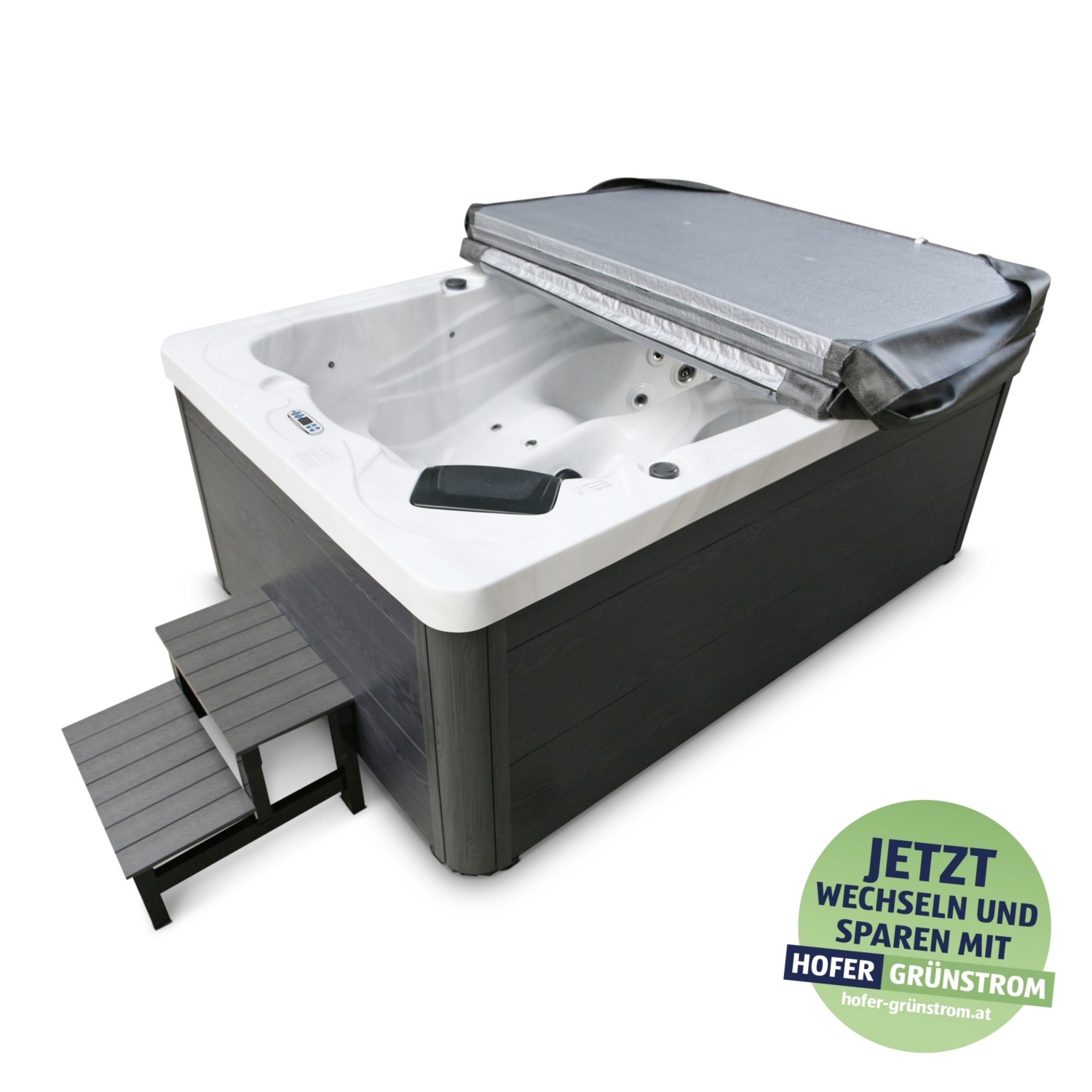 HOME DELUXE Outdoor Whirlpool WHITE MARBLE Deluxe