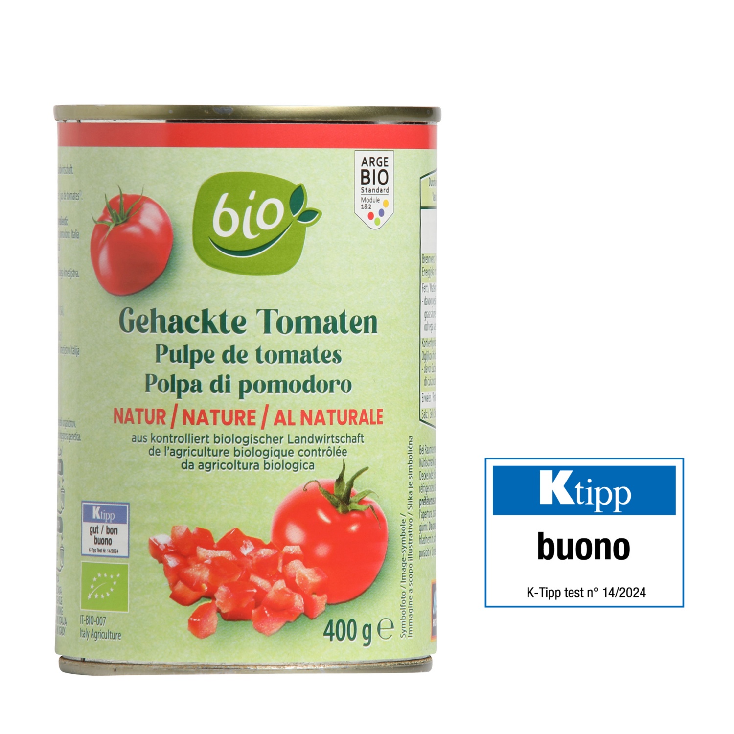 BIO Pomodori a pezzetti, al naturale
