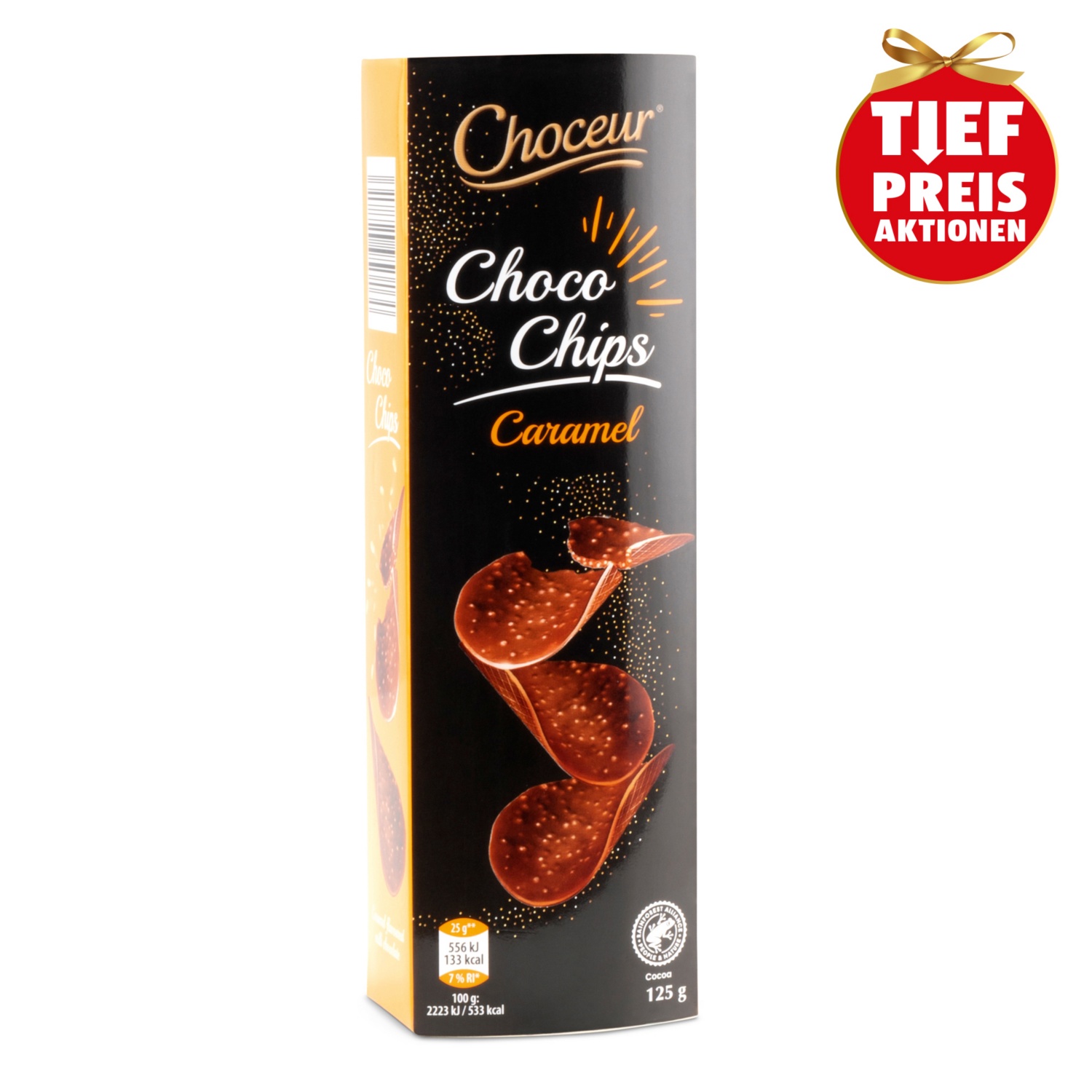 CHOCEUR Schoko Chips, Karamell