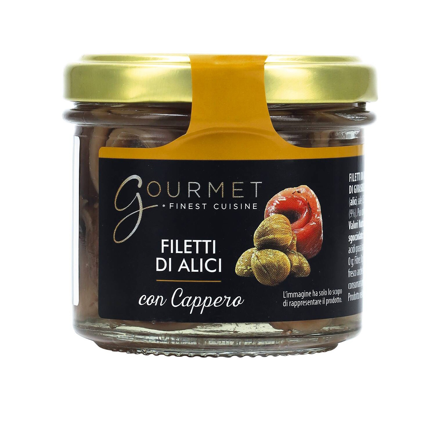 GOURMET FINEST CUISINE Alici ripiene in olio semi con capperi