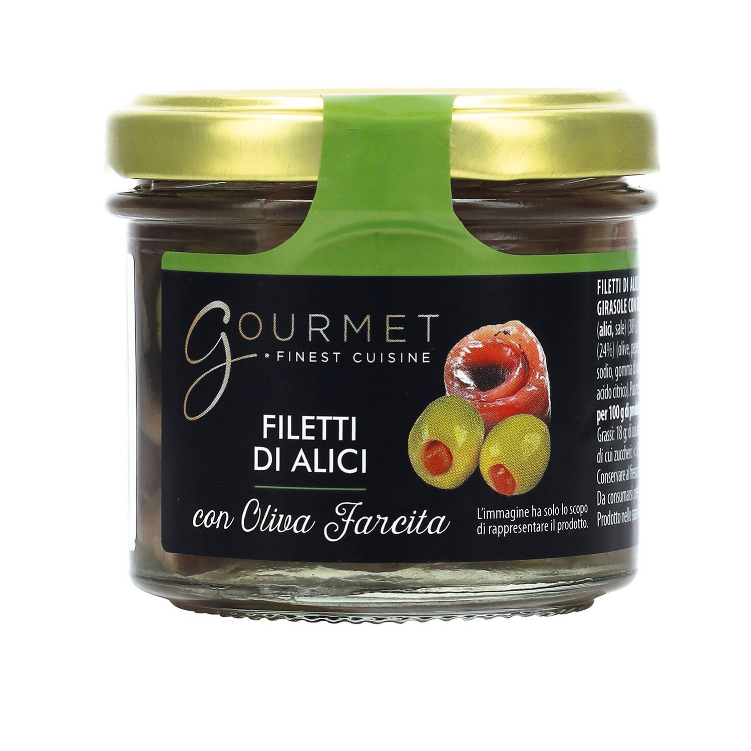 GOURMET FINEST CUISINE Alici ripiene in olio semi con olive
