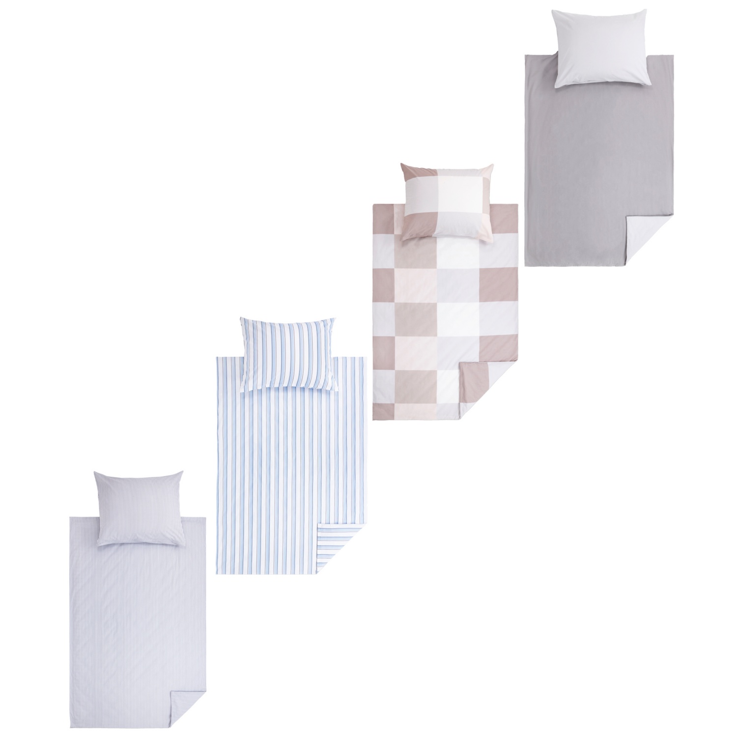 NOVITESSE Lenzuolo con angoli Renforcé, confezione doppia