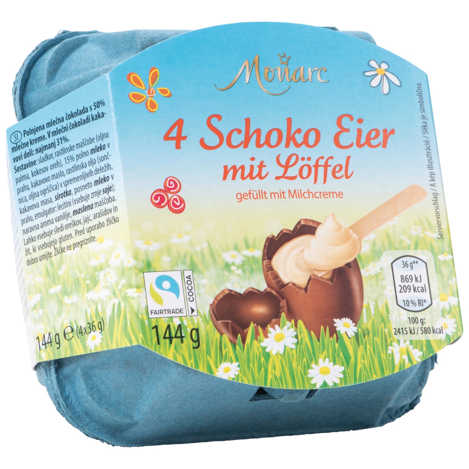 MONARC Löffel-Ei, Milchcreme