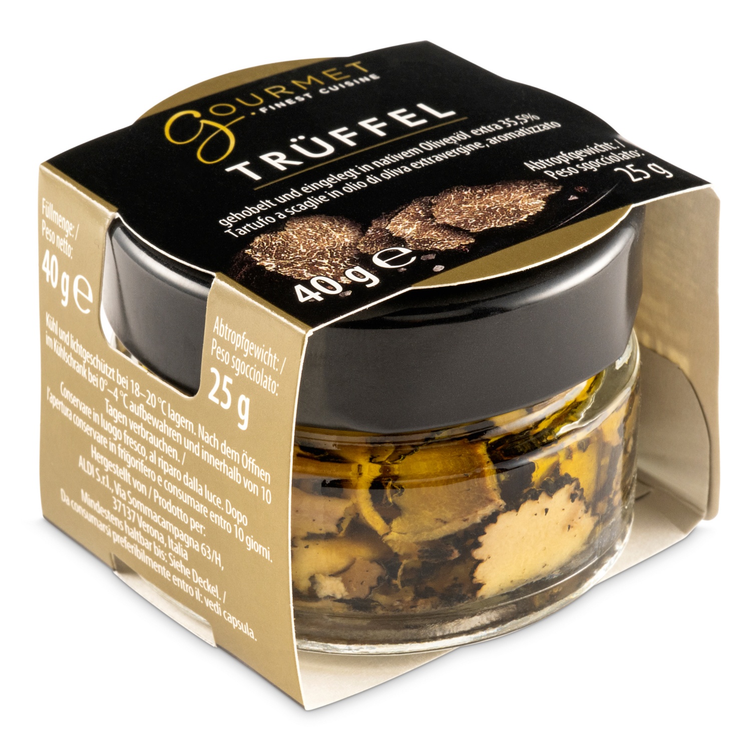 GOURMET FINEST CUISINE Trüffel im Glas, gehobelt