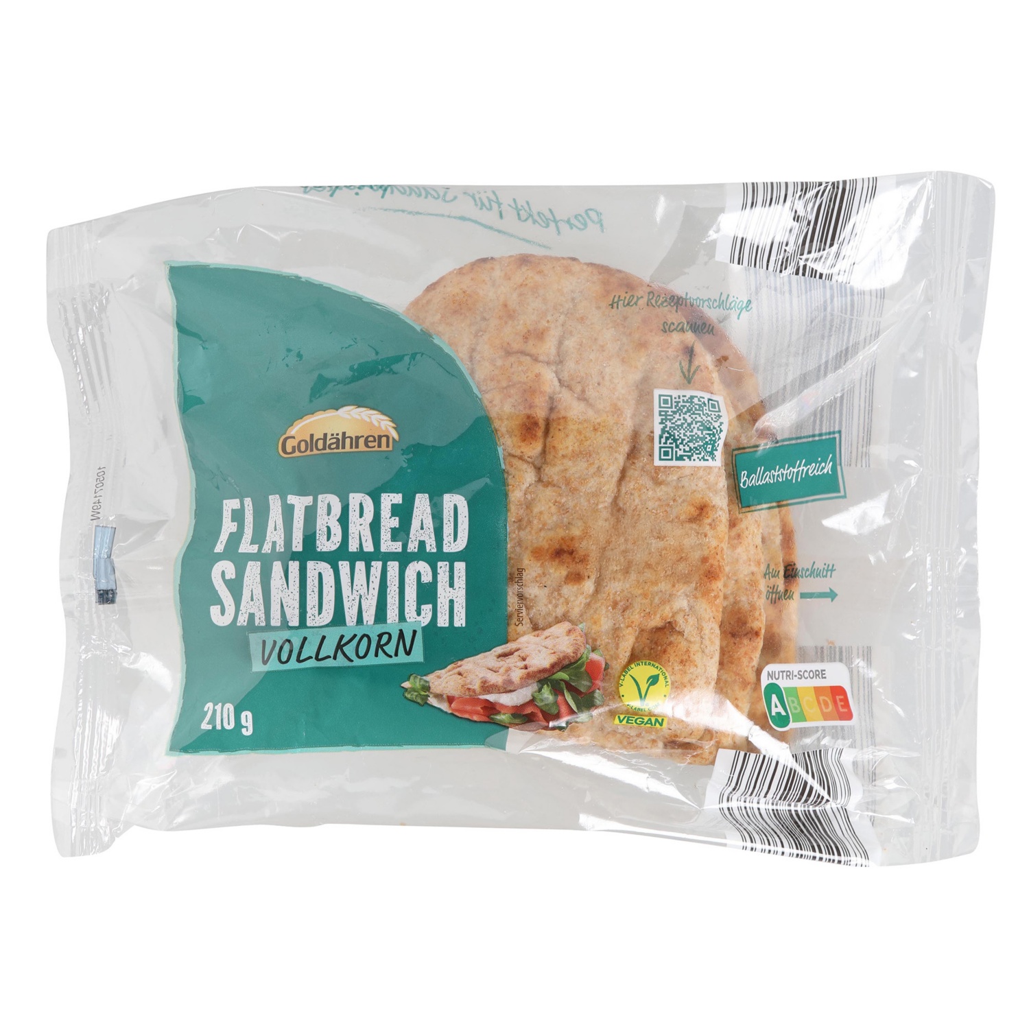 GOLDÄHREN Flatbread Sandwich, con semi