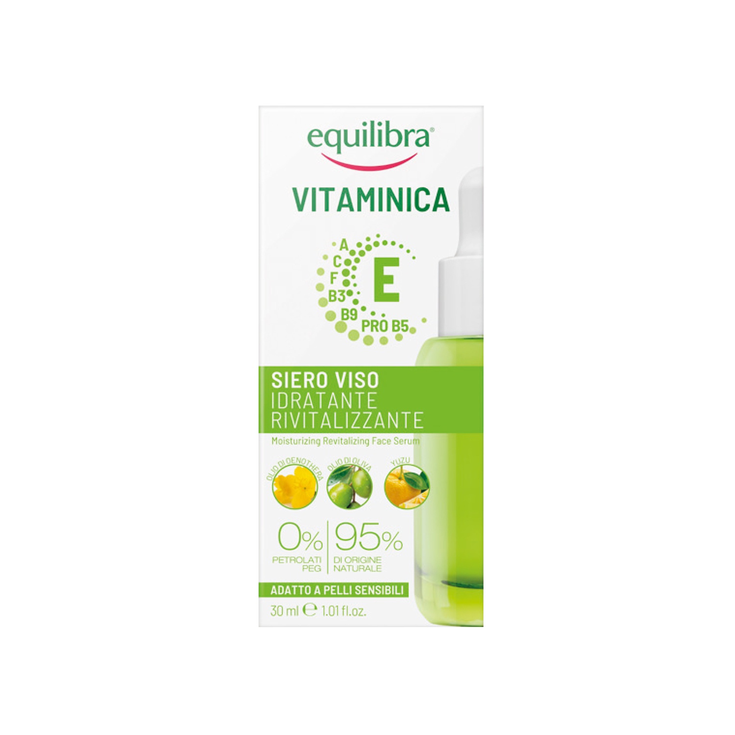 EQUILIBRA Siero viso revitalizzante e idratante