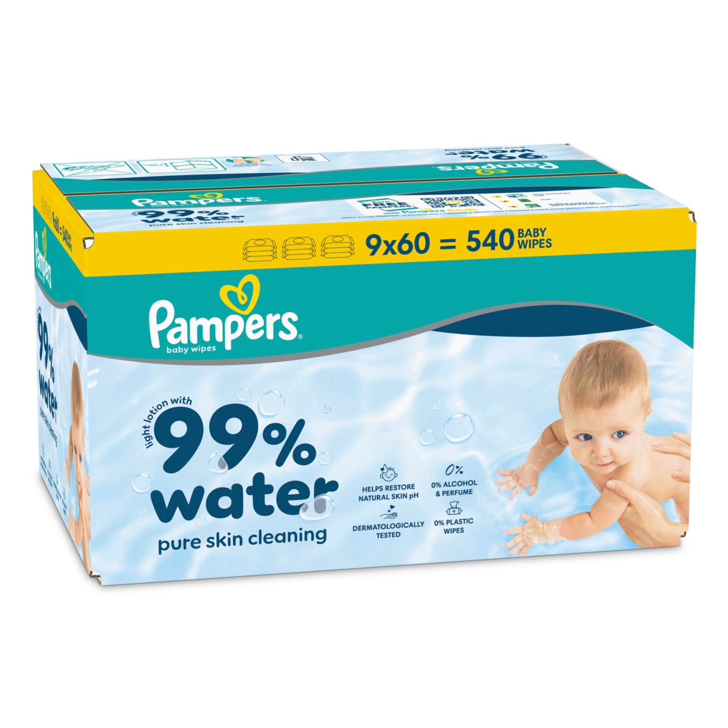 PAMPERS Pampers Feuchte Tücher 99% Water