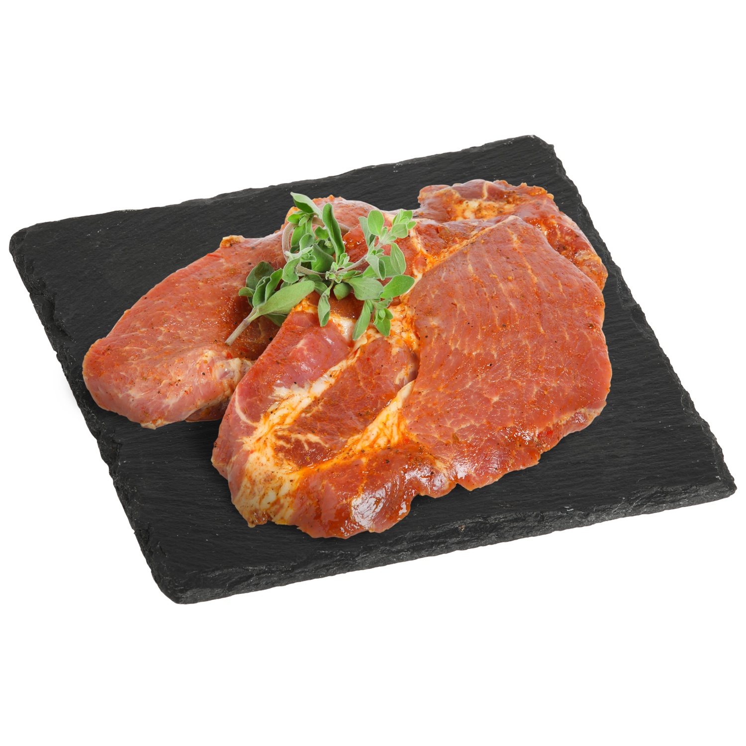 BBQ Bistecche di collo di maiale speziate