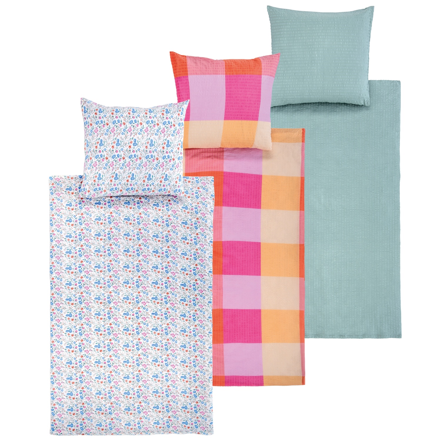 NOVITESSE Biancheria da letto seersucker