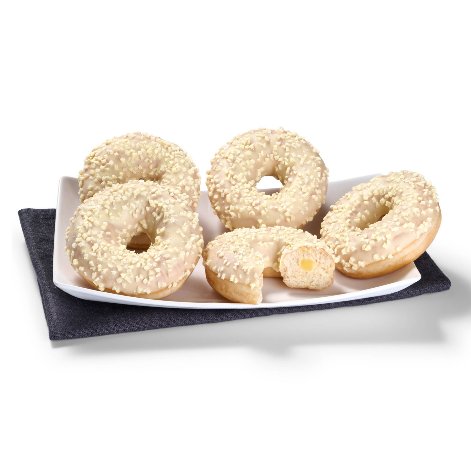 Vaníliaízű krémmel töltött fánk, 74 g