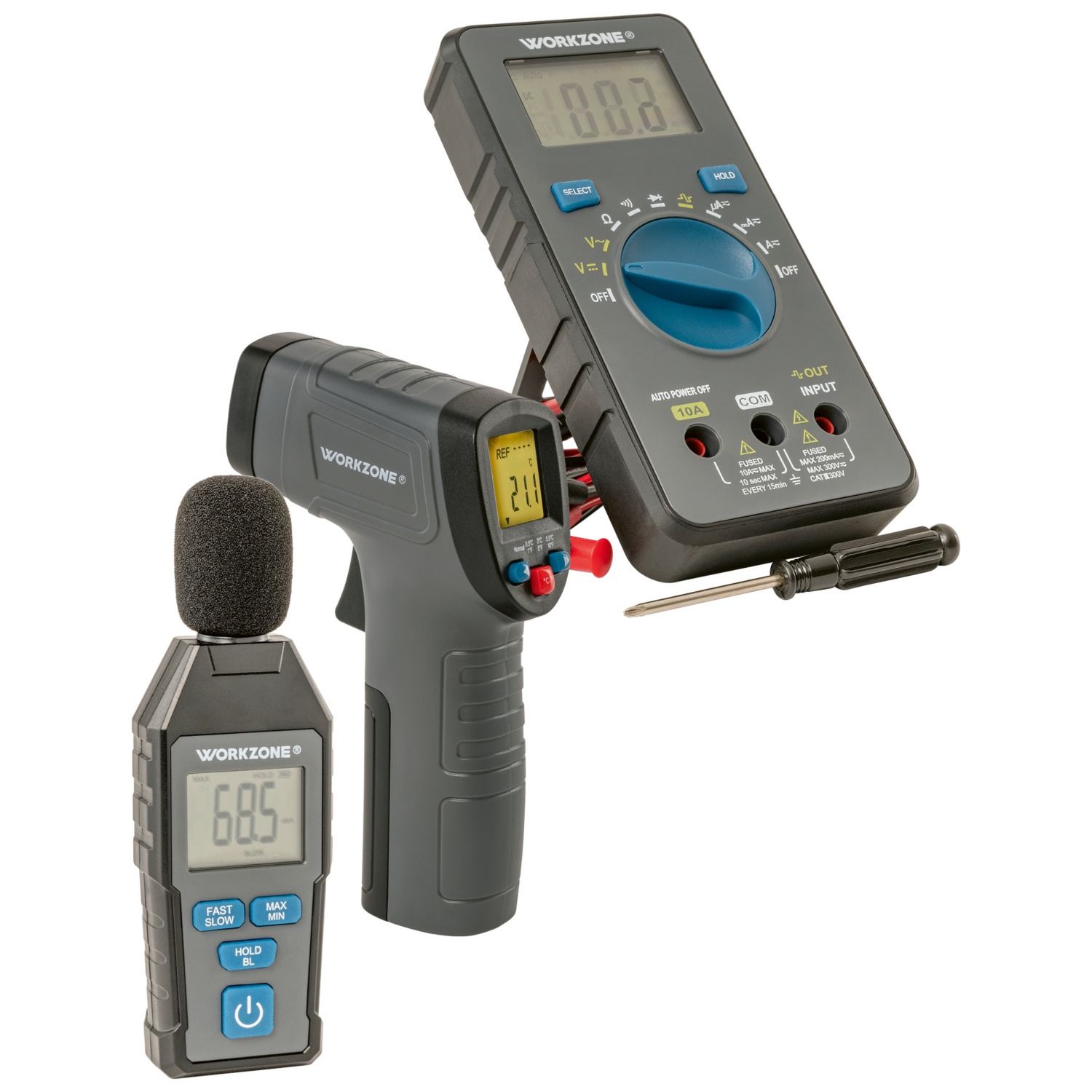 WORKZONE Appareils de mesure professionnels