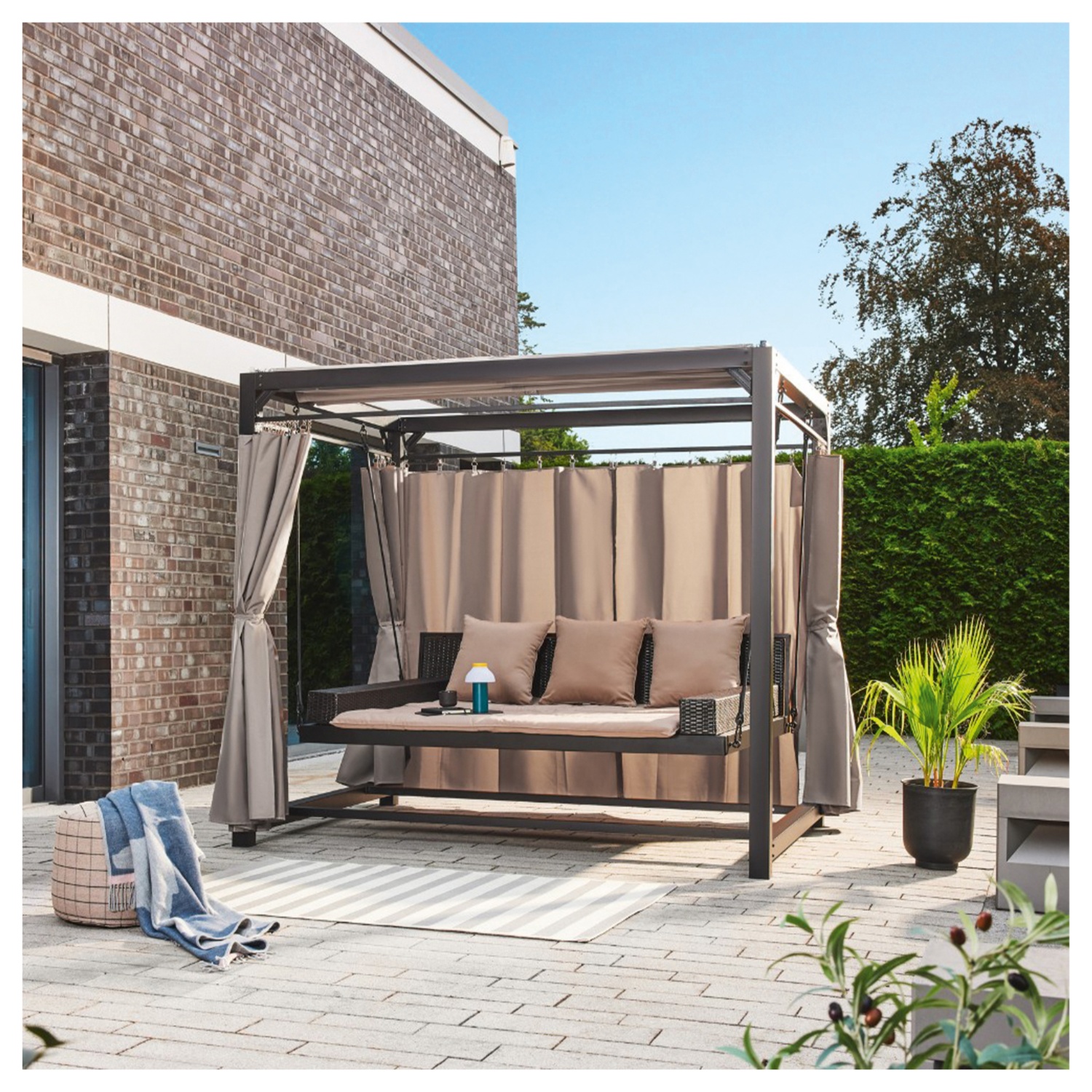 HOME DELUXE Pavillon Gartenliege