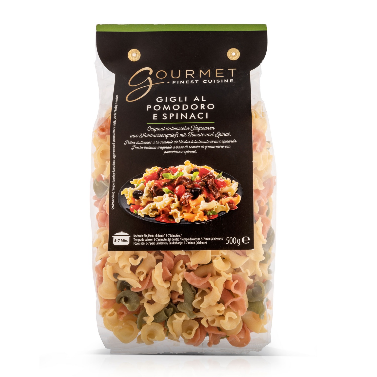 GOURMET FINEST CUISINE Pasta, Gigli 3-colori
