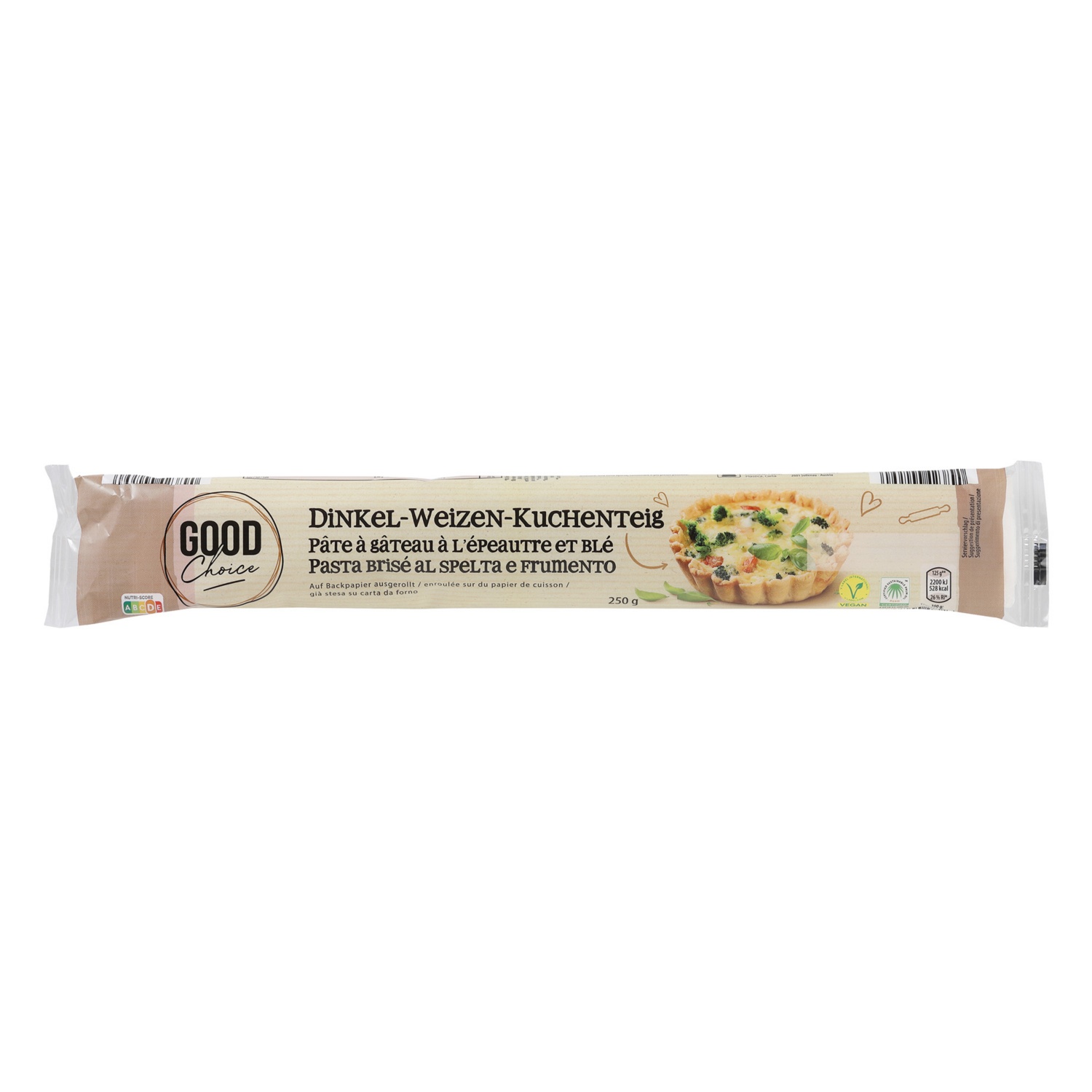GOOD CHOICE Dinkel-Kuchenteig