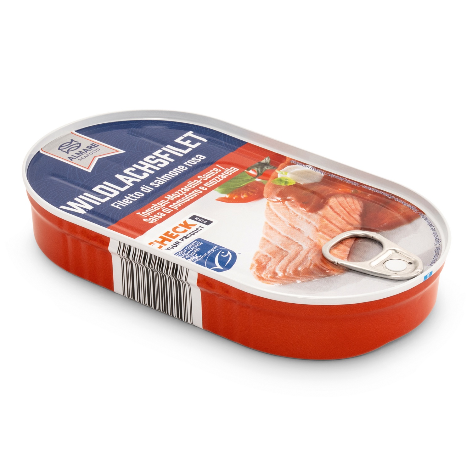 ALMARE SEAFOOD Filet de saumon sauvage, tomate/mozzarella