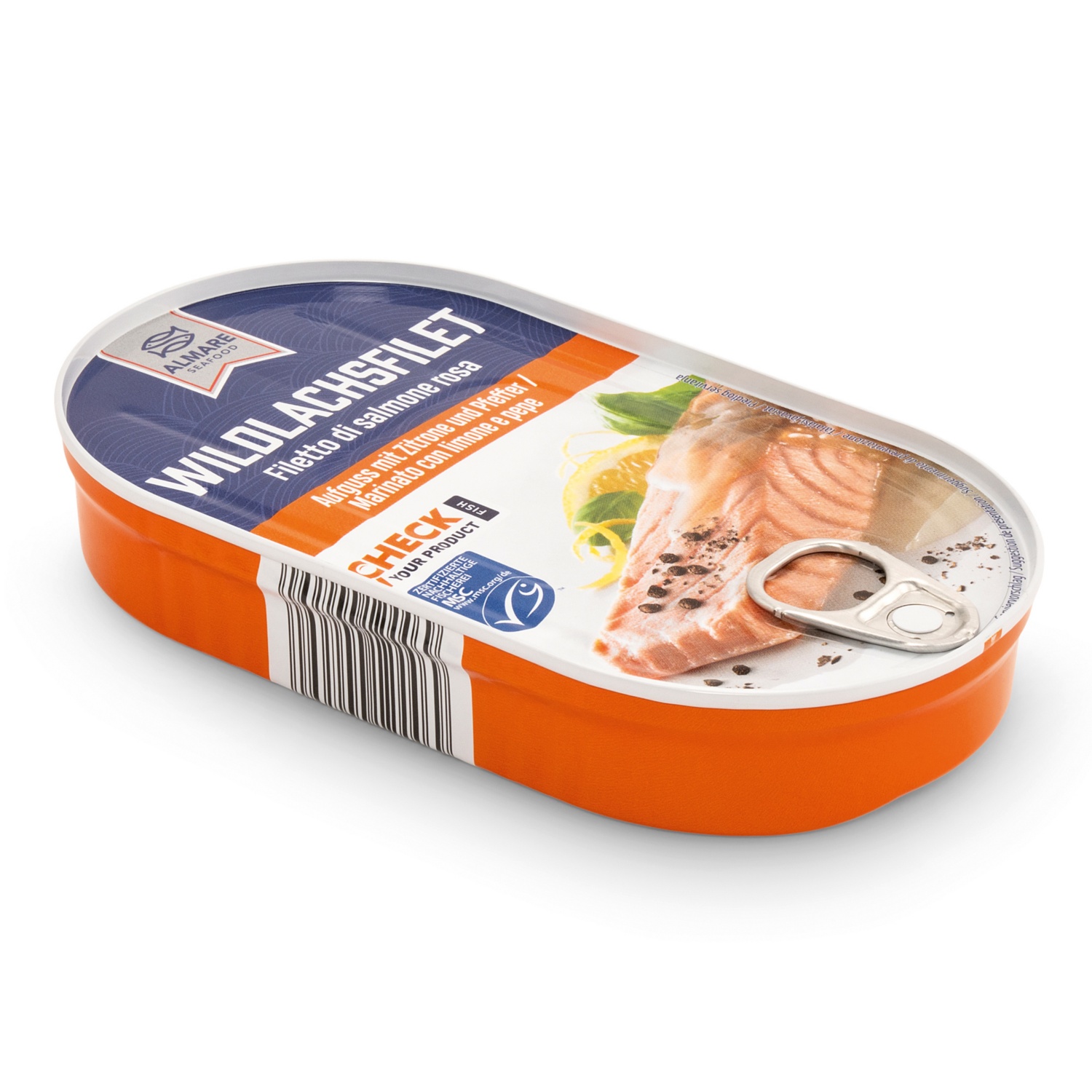 ALMARE SEAFOOD Filet de saumon sauvage, poivre/citron