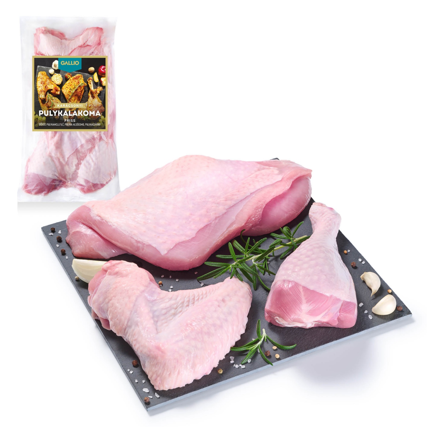 GALLICOOP Friss pulykalakoma, /kg