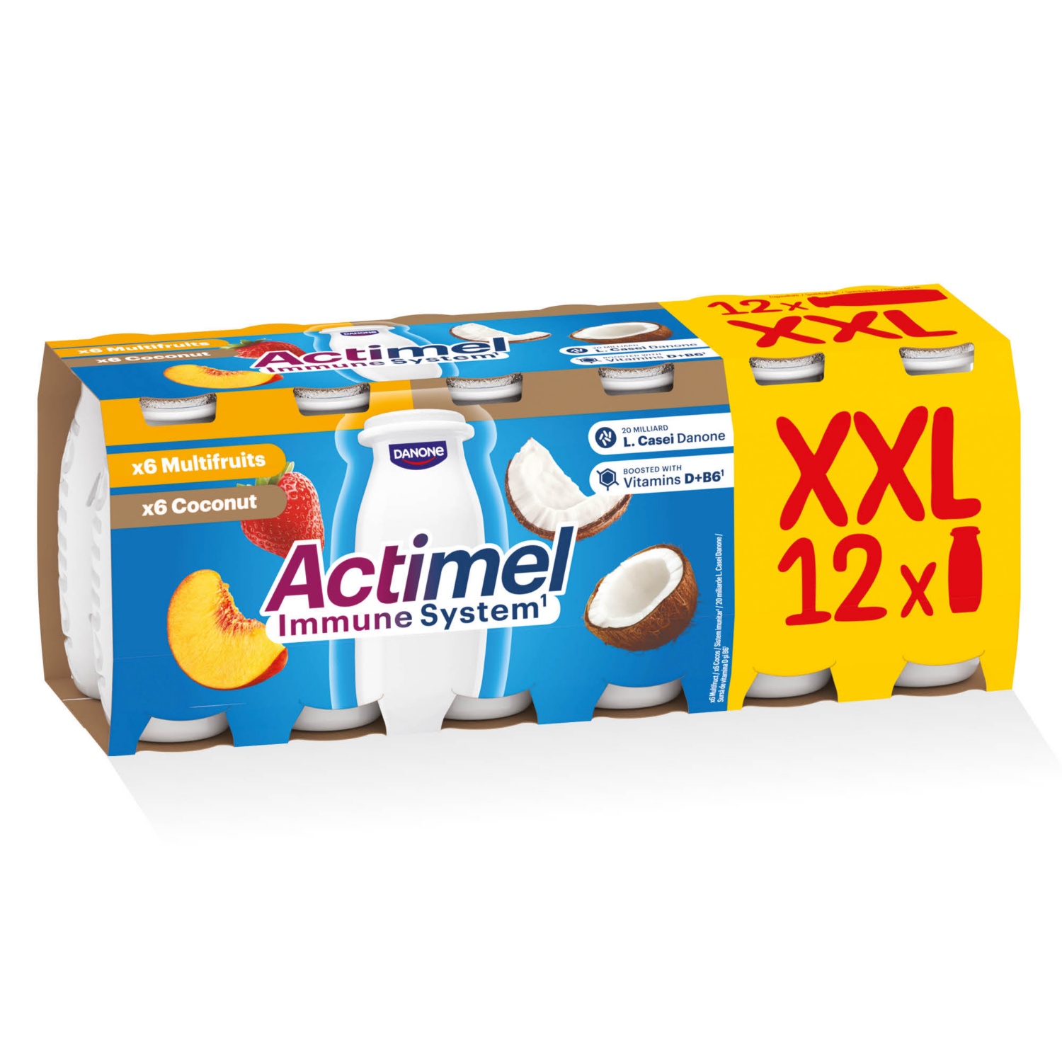 DANONE Actimel joghurtital, 12 palack