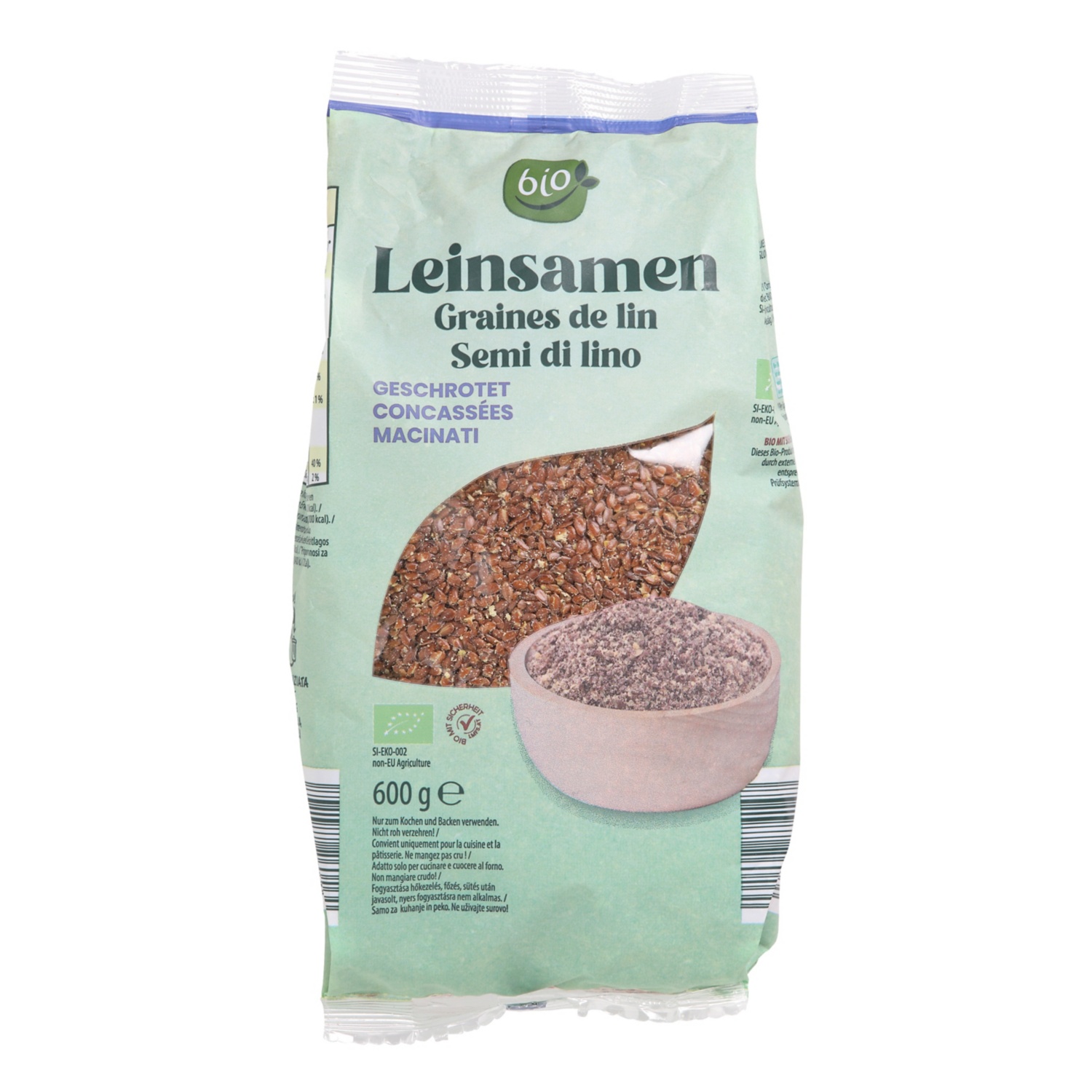 BIO Leinsamen geschrotet