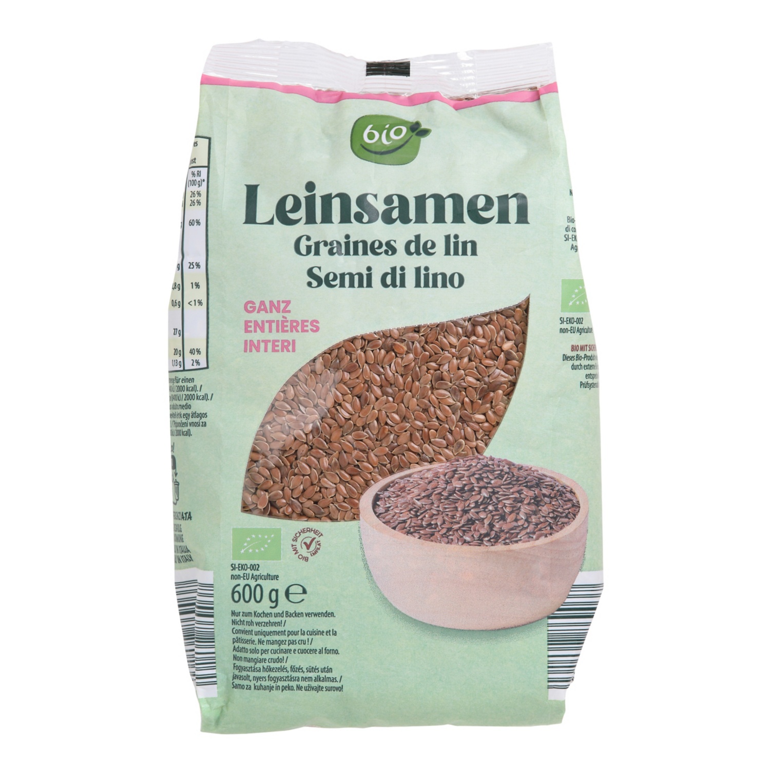 BIO Leinsamen ganz