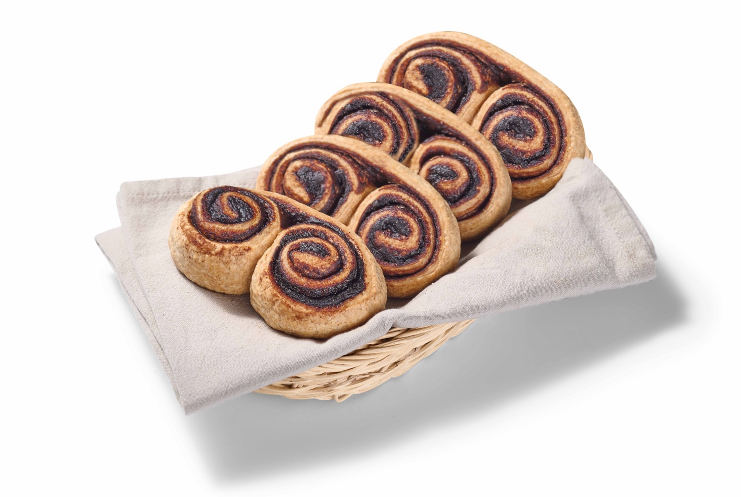 AZON MELEGÉBEN Teljes kiőrlésű kakaós dupla tekercs édesítőszerekkel, 100 g