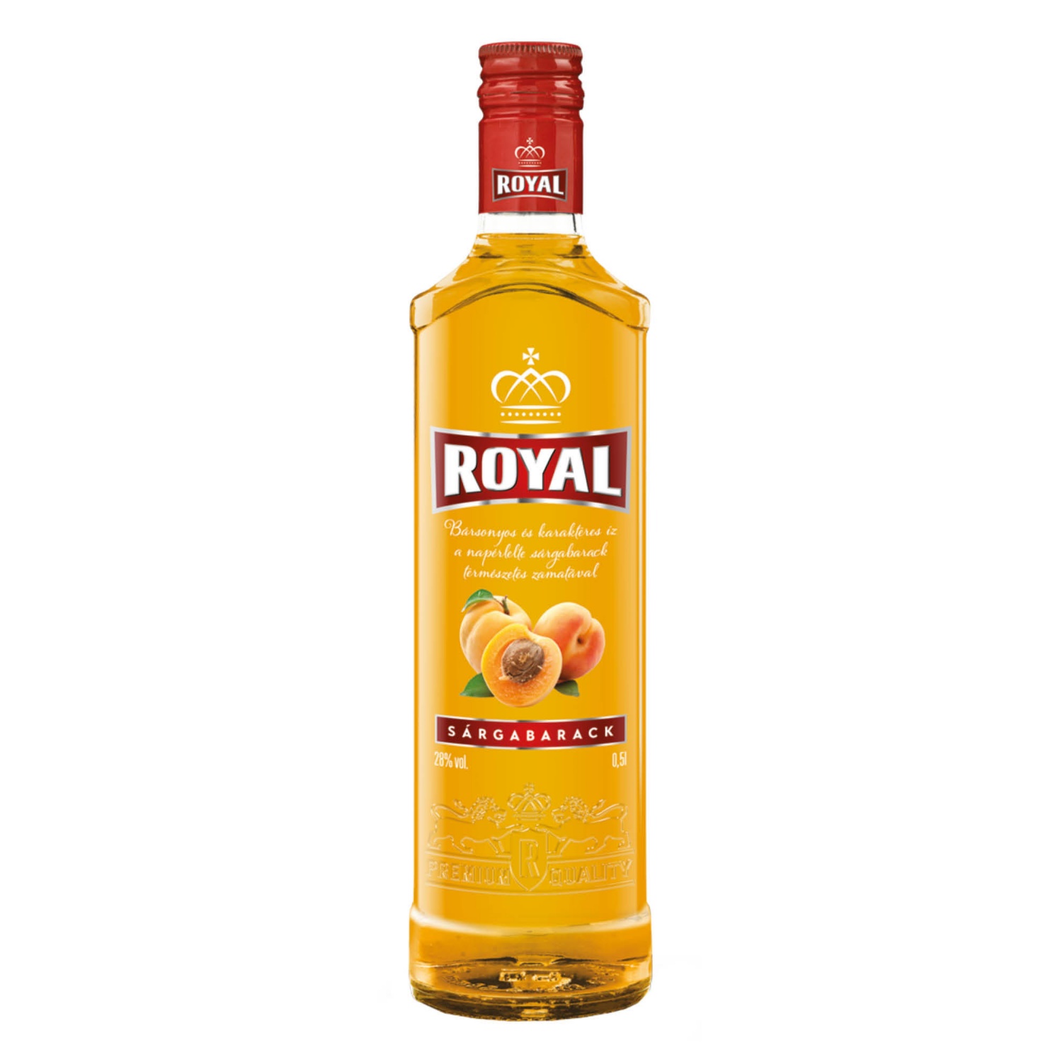 ROYAL Likőr, sárgabarack, 0,5 l