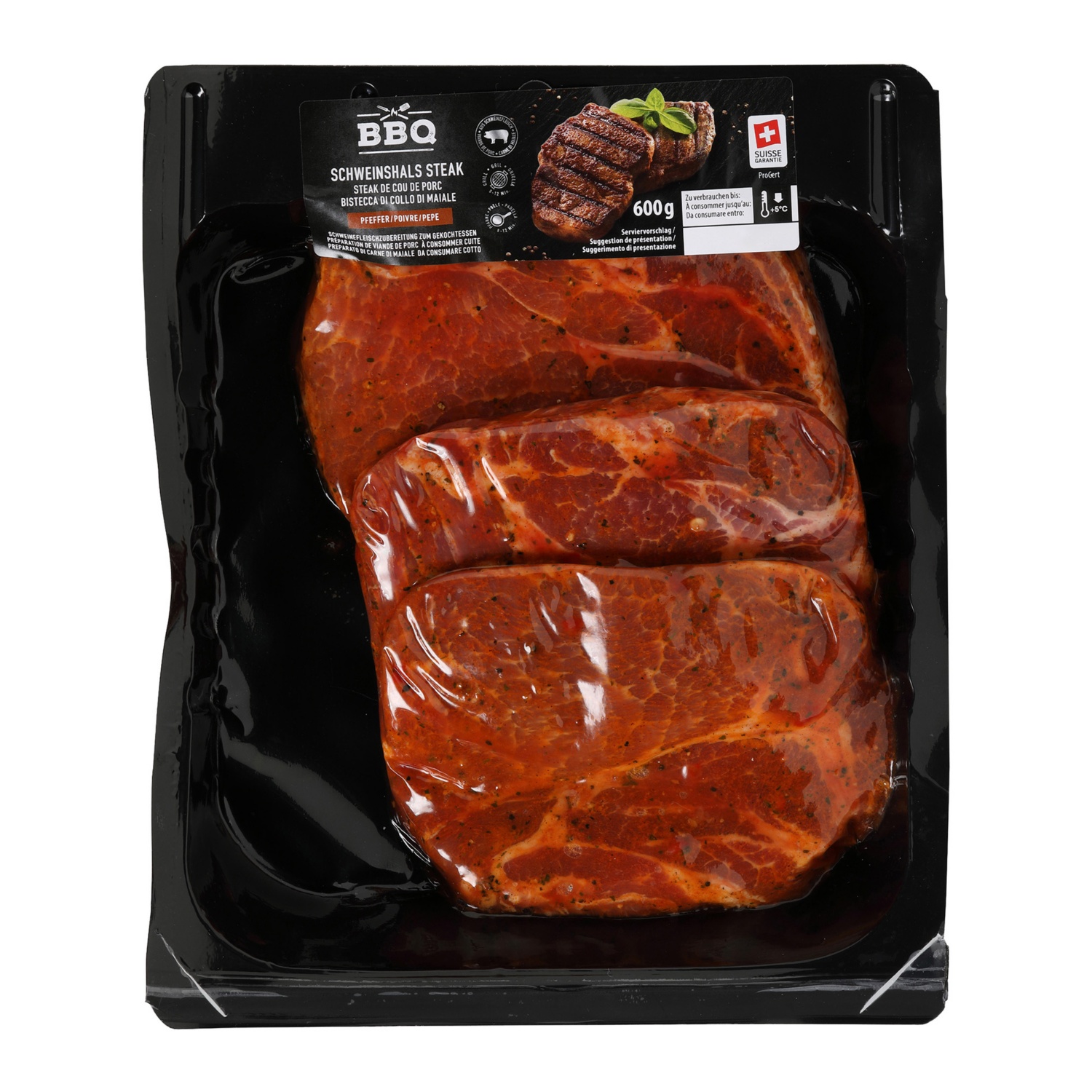 BBQ Bistecche di collo di maiale speziate