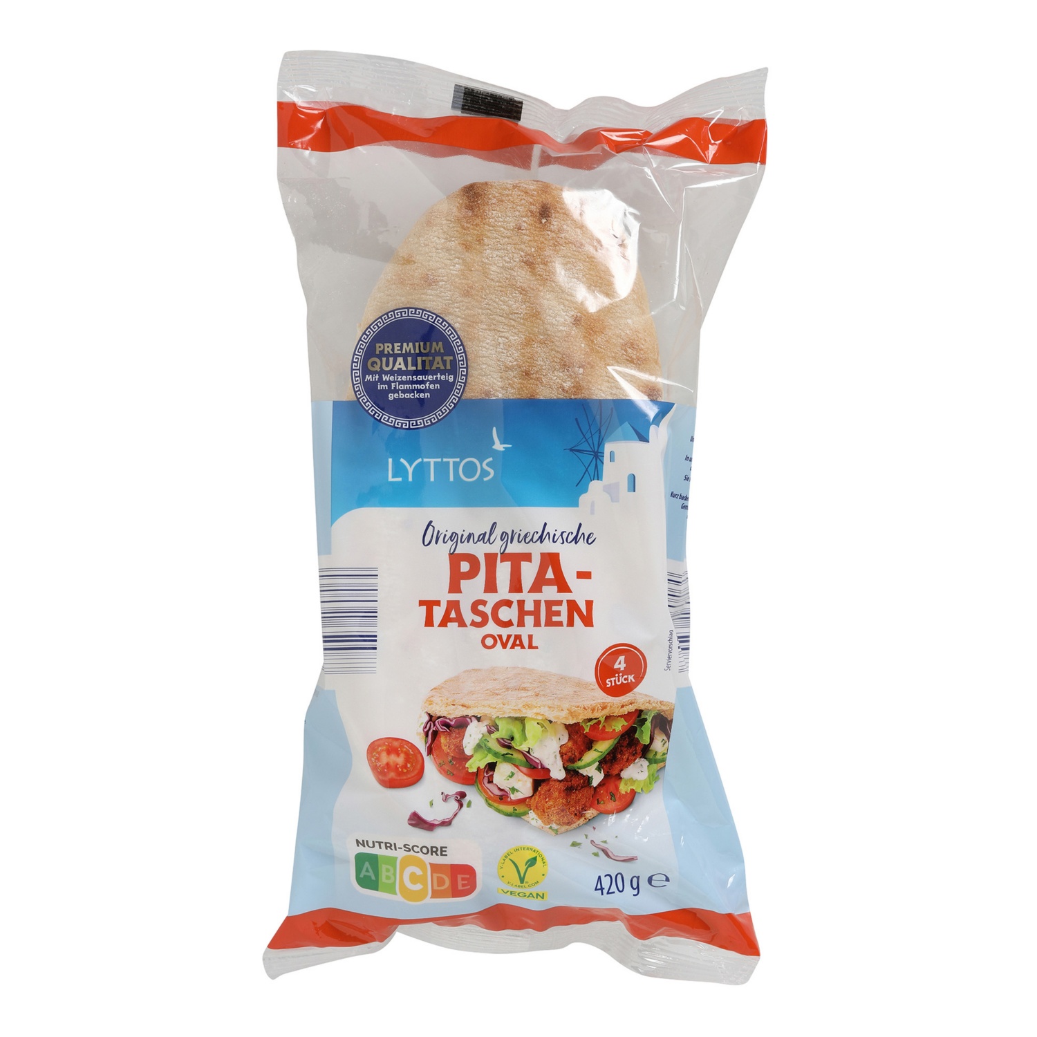 LYTTOS Spécialités de pain pita, ovale