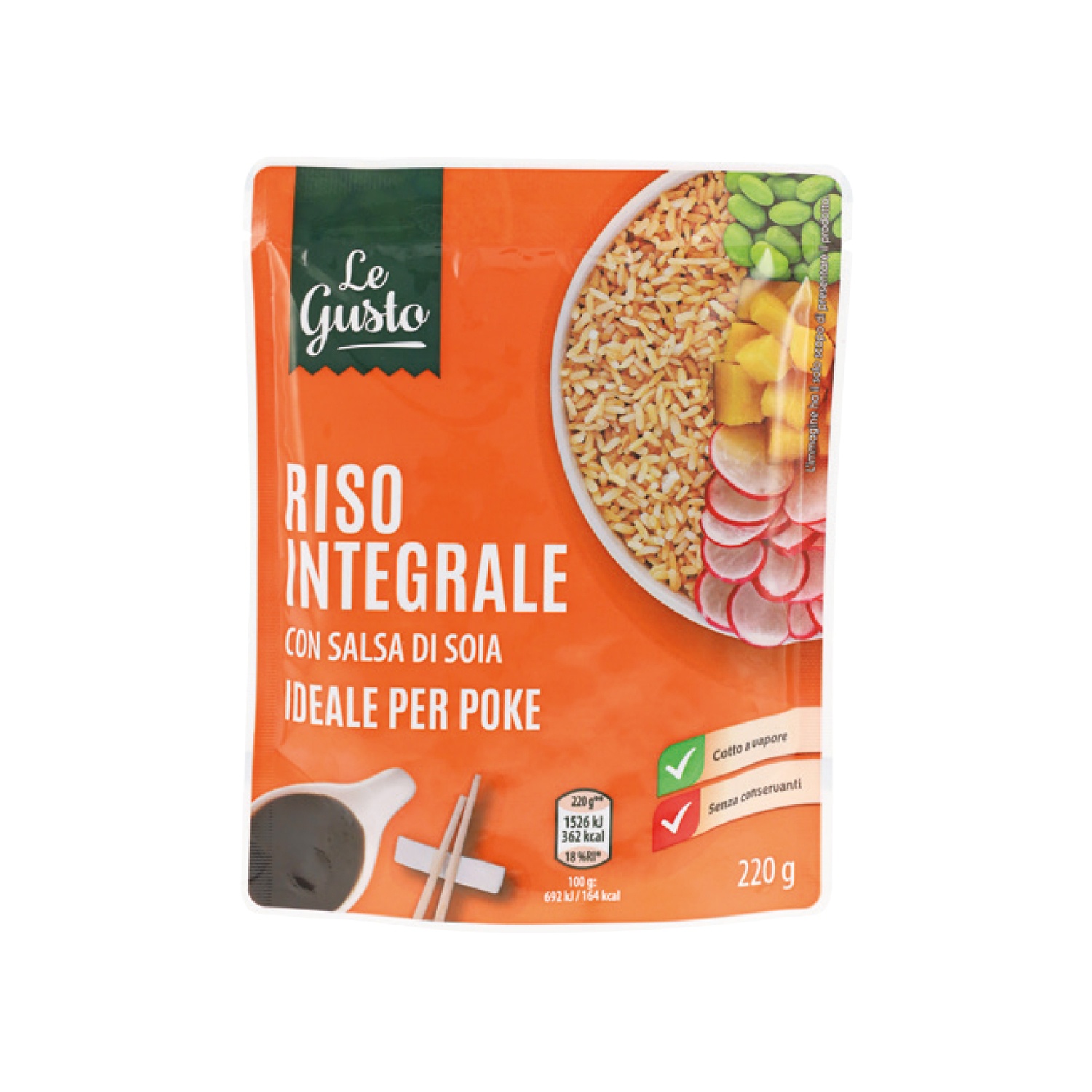 LE GUSTO Riso per poké integrale