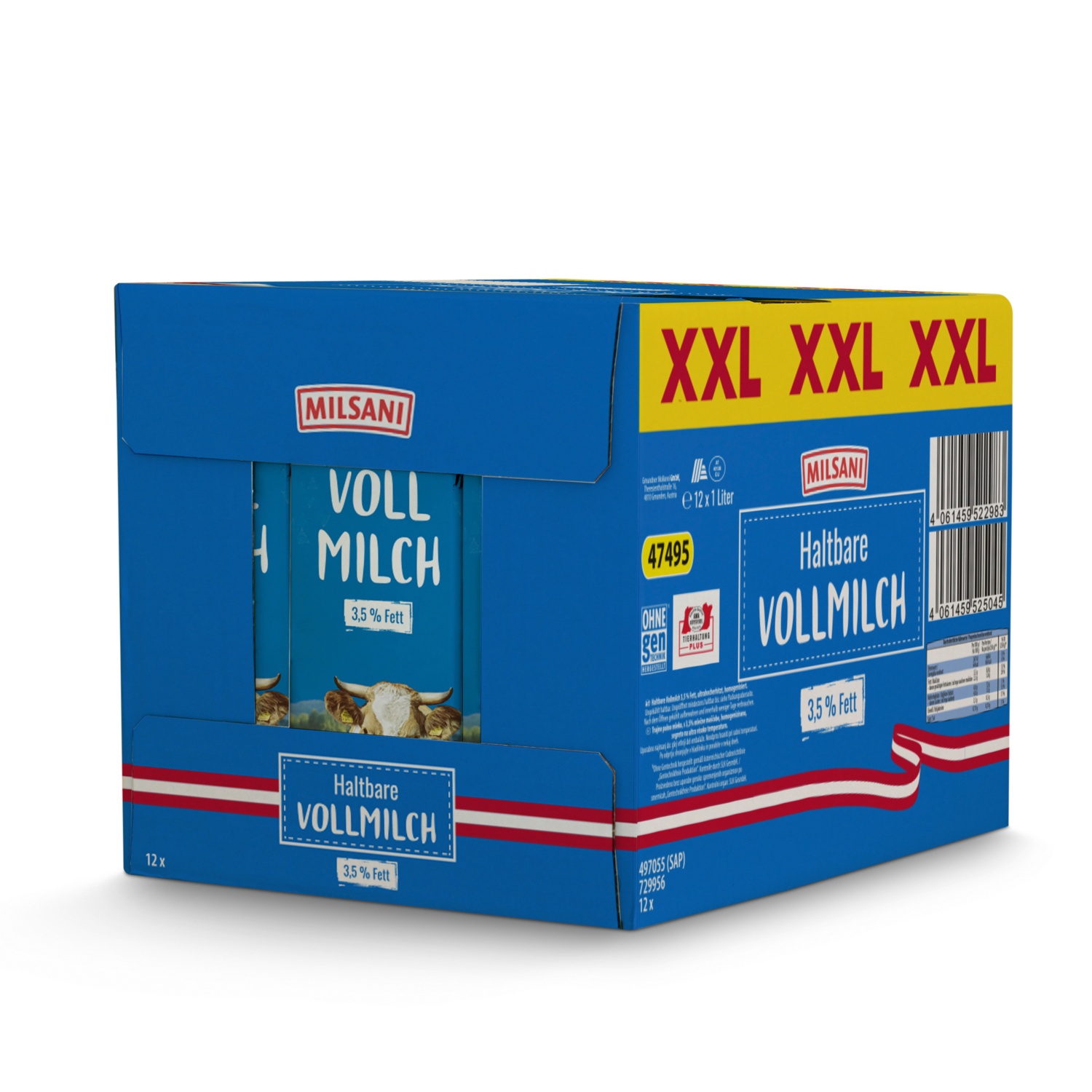 MILSANI XXL Haltbare Vollmilch 3,5%