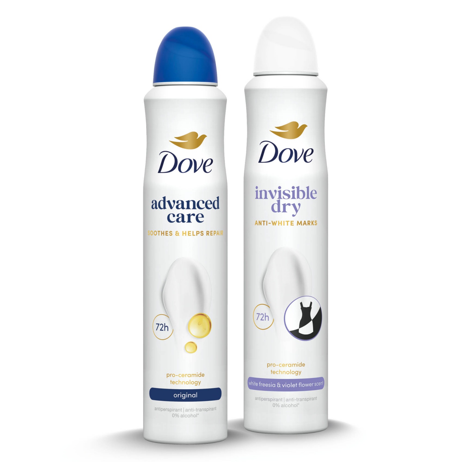 DOVE Deo spray, 200 ml