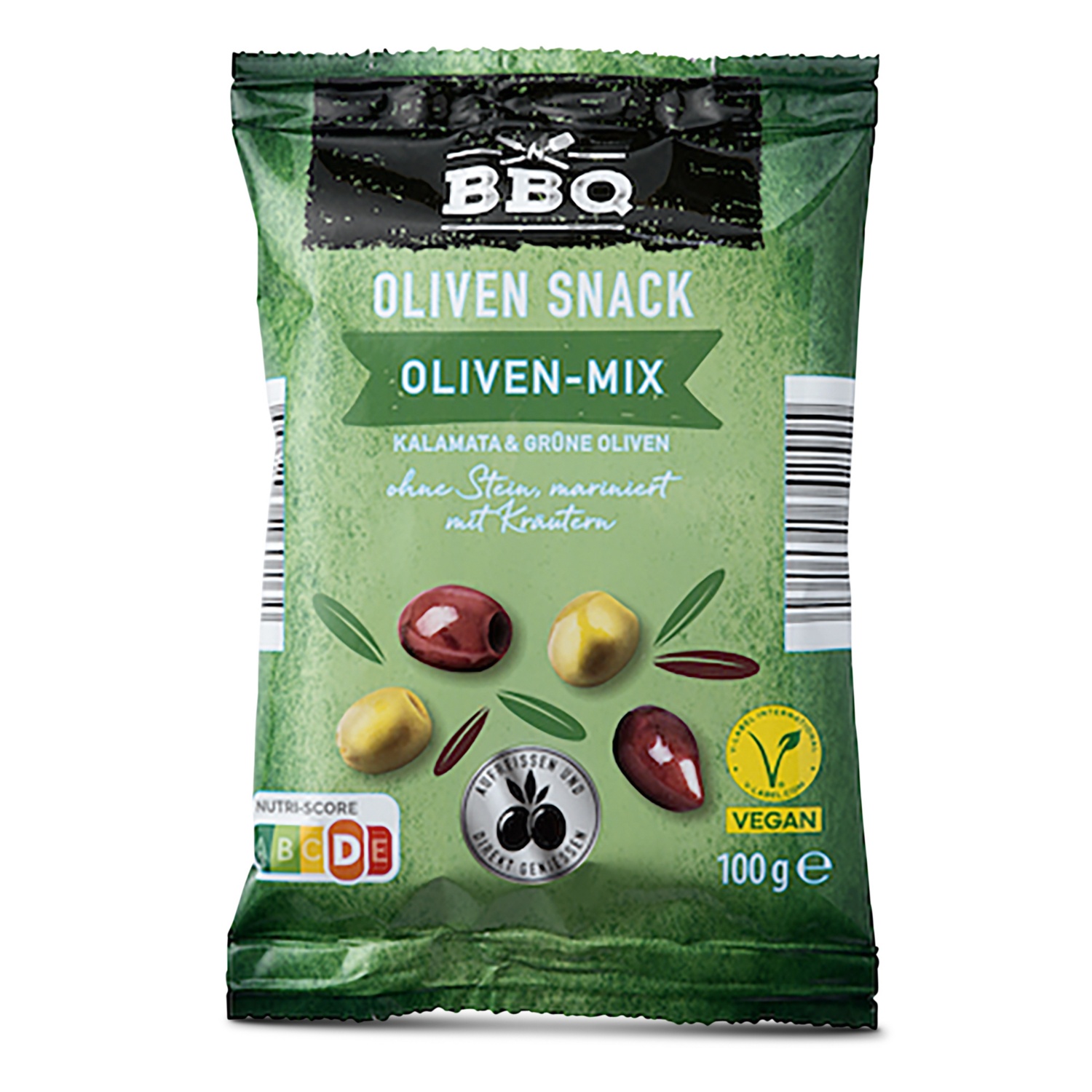 BBQ Oliven Snack, Oliven Mix