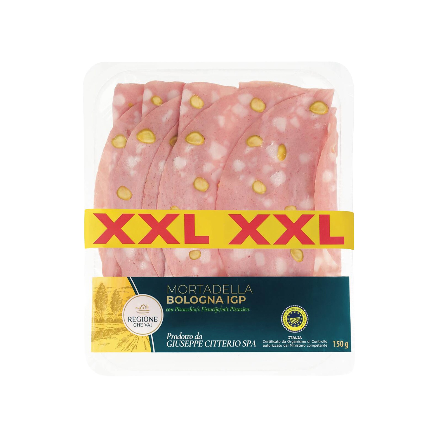 REGIONE CHE VAI Mortadella Bologna IGP con pistacchio XXL