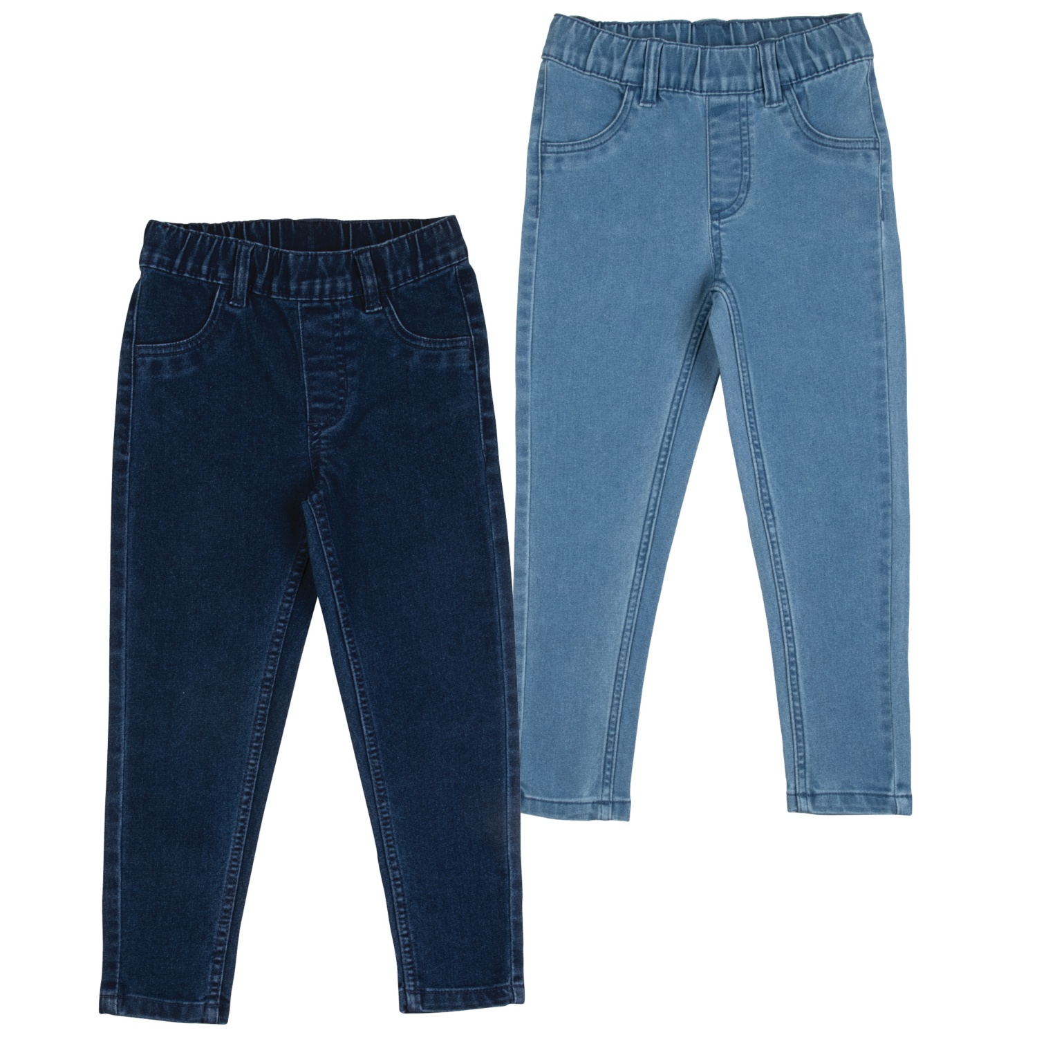 LILY & DAN Kinder-Kleinkinder-Jeans, Mädchen, Doppelpack