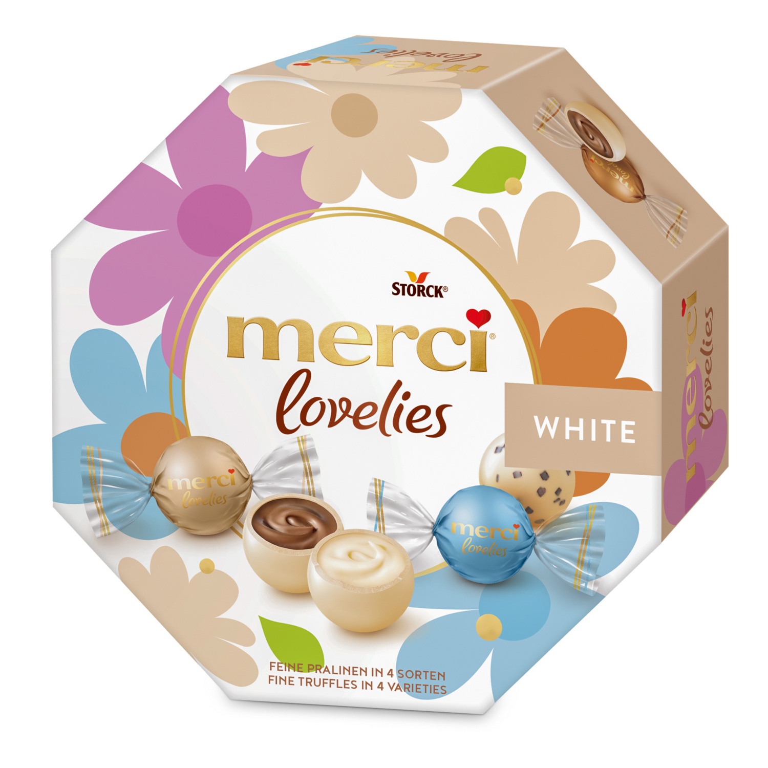 STORCK Merci Lovelies Pralinen, Weiß