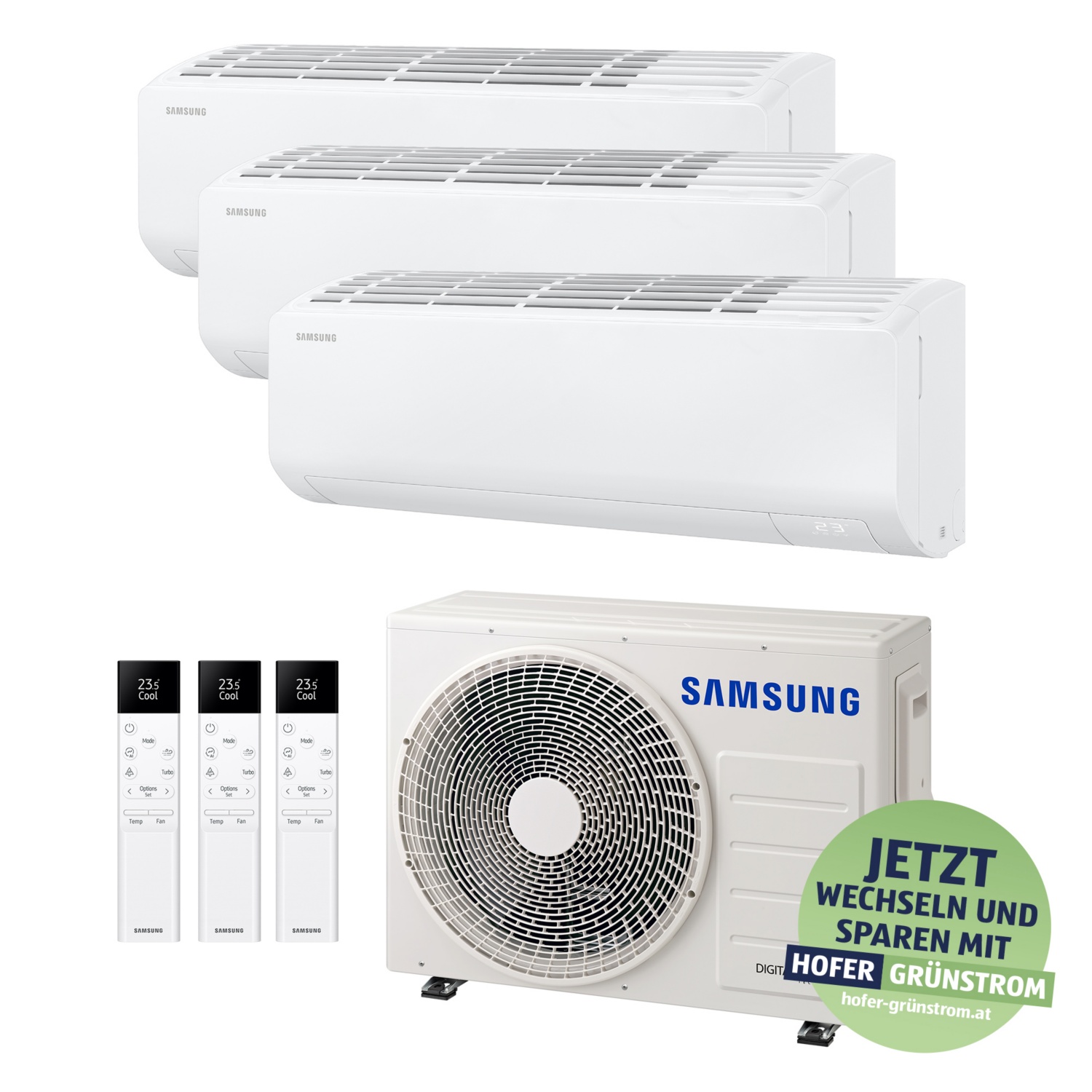 SAMSUNG Inverter Split Klimagerät Triple