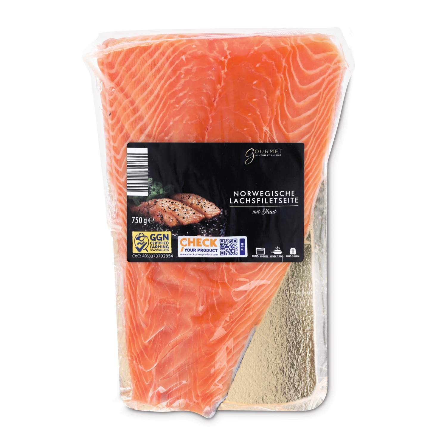 GOURMET FINEST CUISINE Norwegische Lachsfiletseite