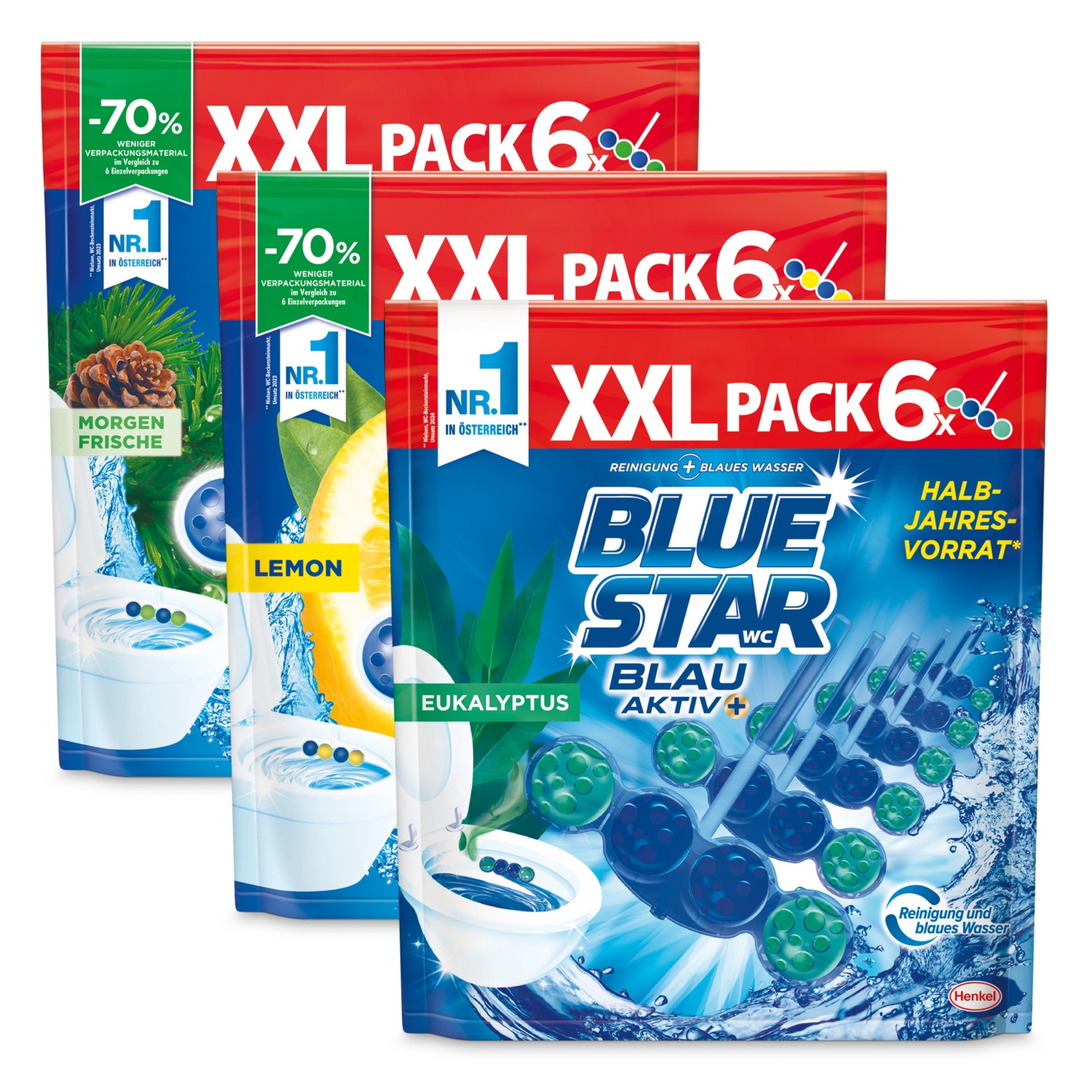 BLUE STAR WC-Beckensteine