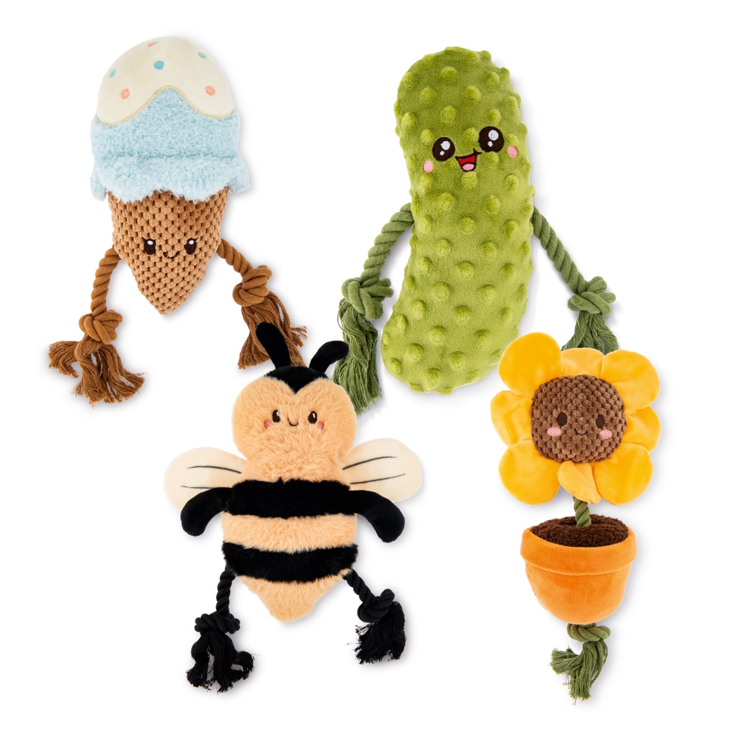 ROMEO Gioco di stoffa con cordino per cani