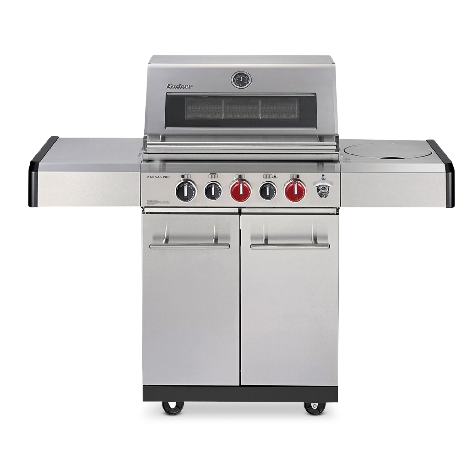 ENDERS Gasgrill Kansas Pro 3 SIK Turbo II inkl. Wetterschutzhülle