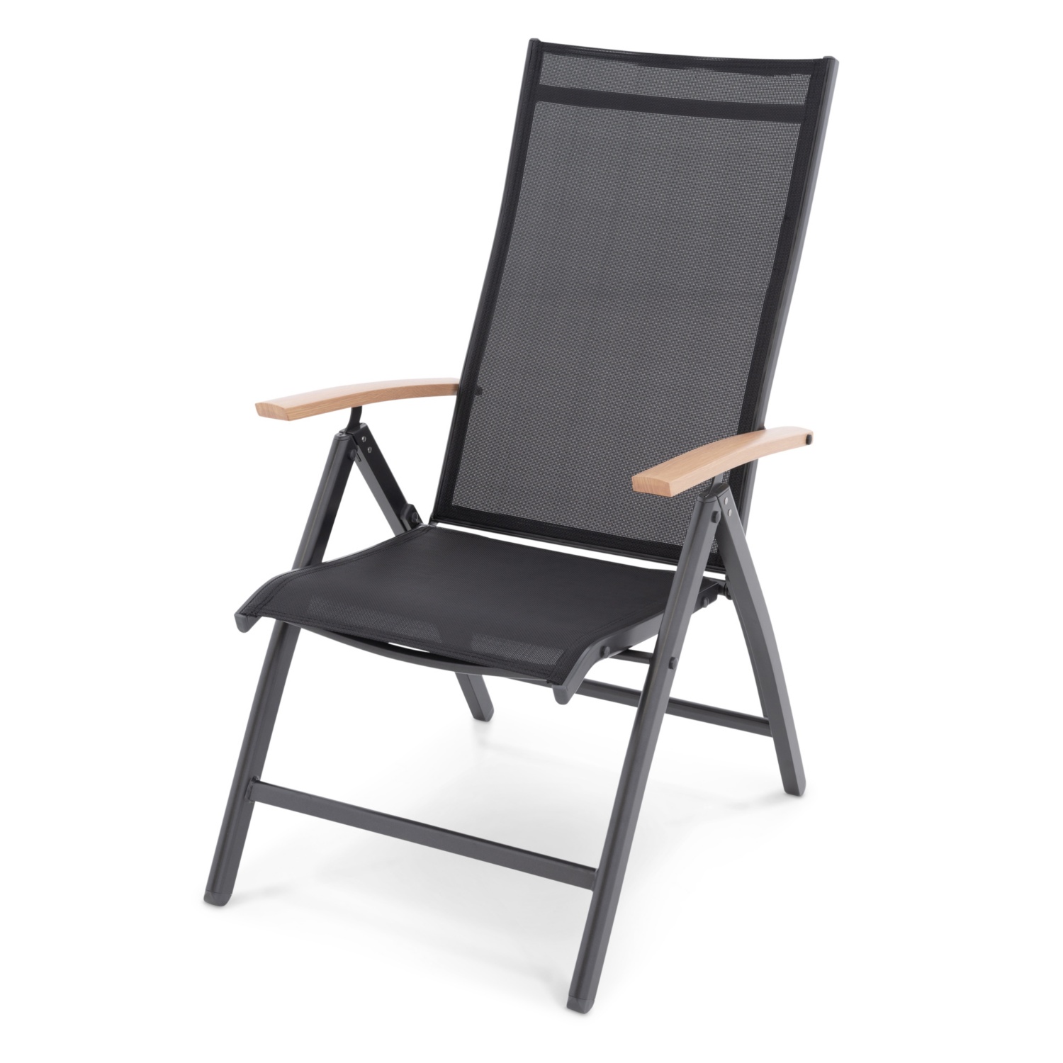 Alu Klappsessel, Doppelpkg., Holzoptik