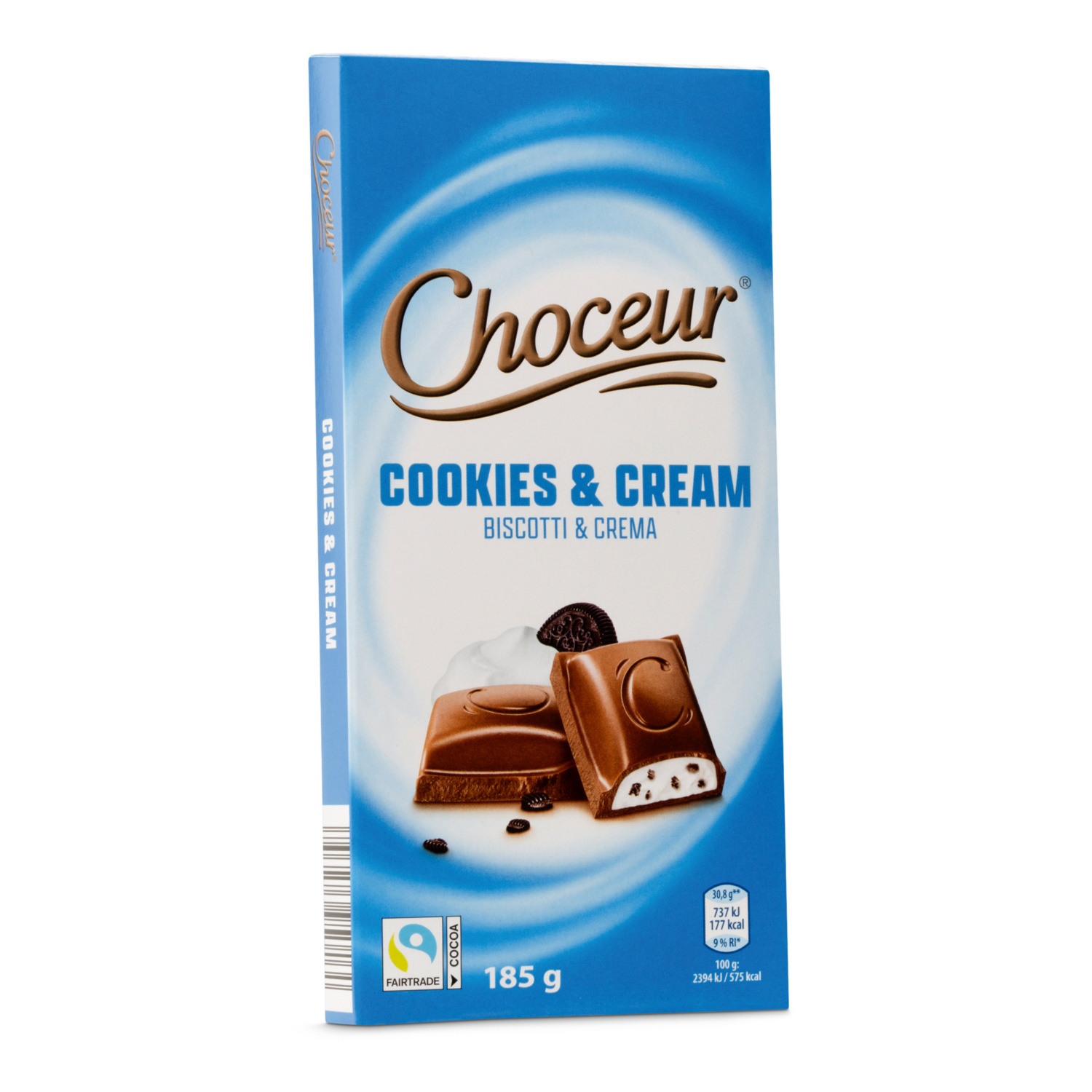CHOCEUR Schokolade gefüllt , Cookies & Cream
